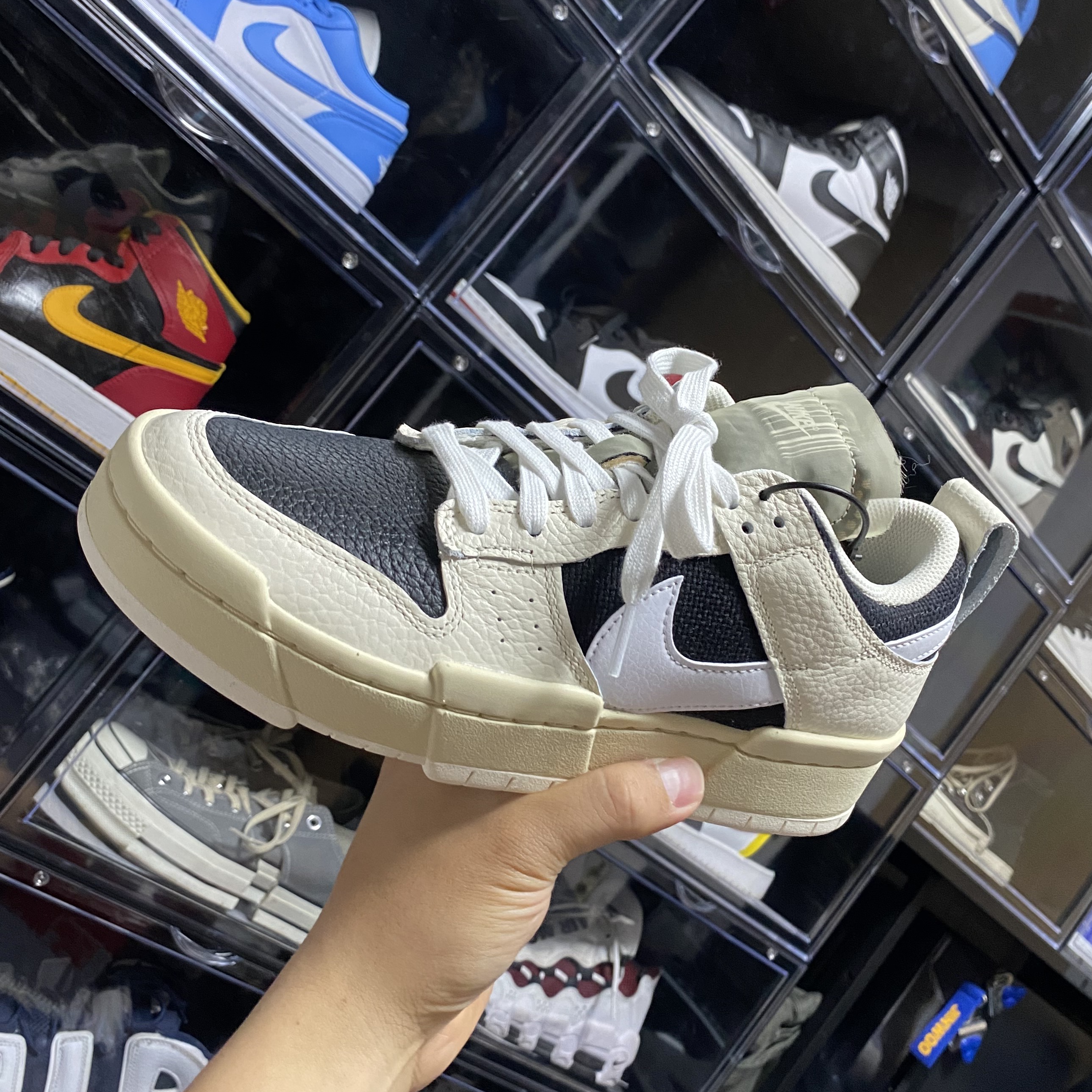 (W) Nike Dunk Low Disrupt Pale Ivory 착용 스타일