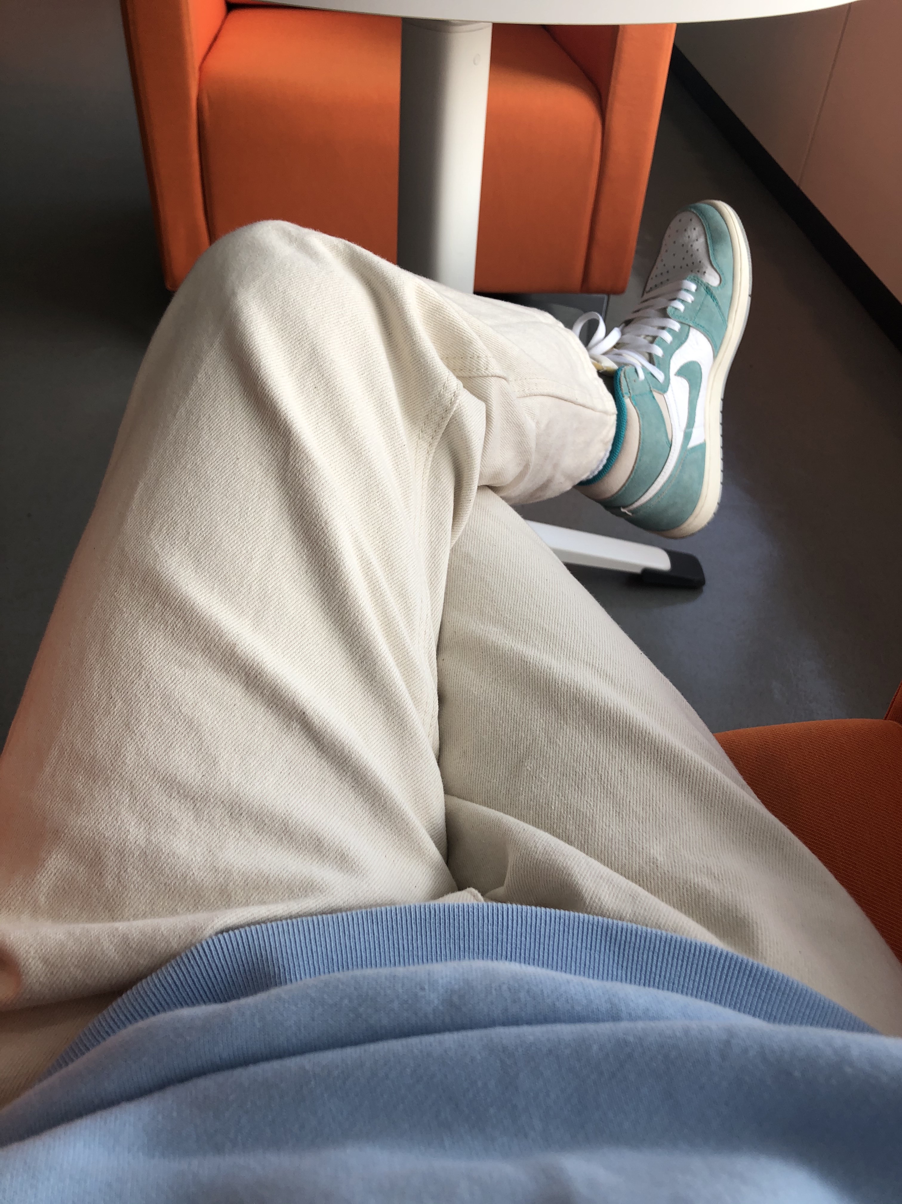 Jordan 1 Retro High OG Turbo Green, (GS) Jordan 1 Retro High OG Turbo Green 착용 스타일 - 2