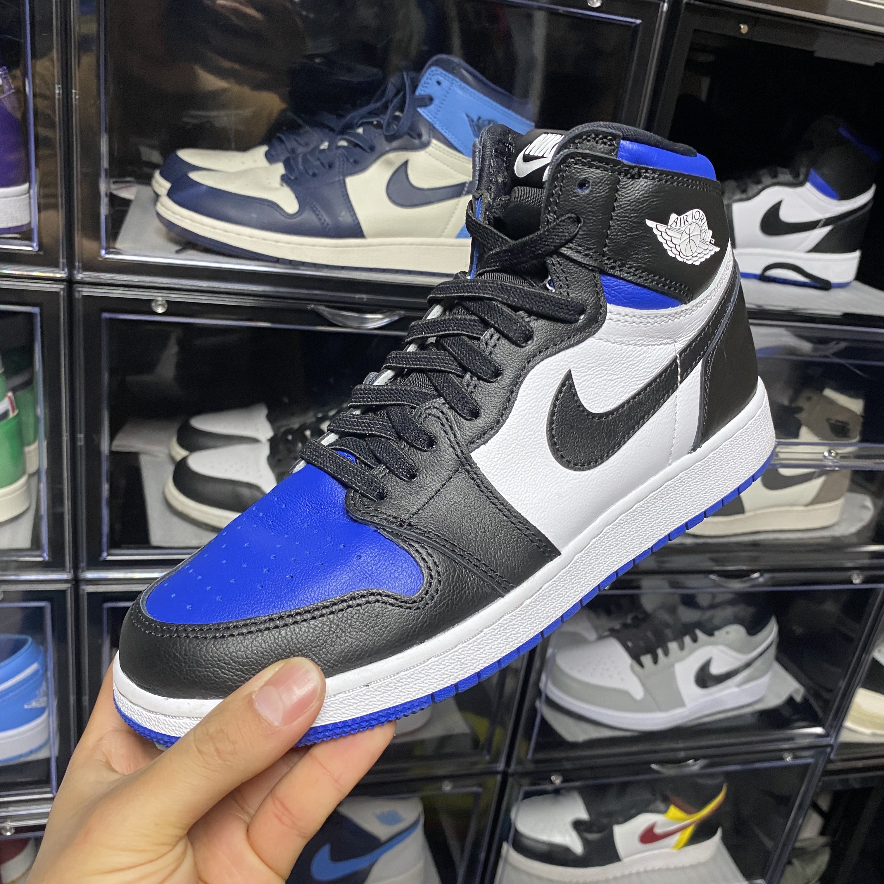 (GS) Jordan 1 Retro High OG Royal Toe 착용 스타일