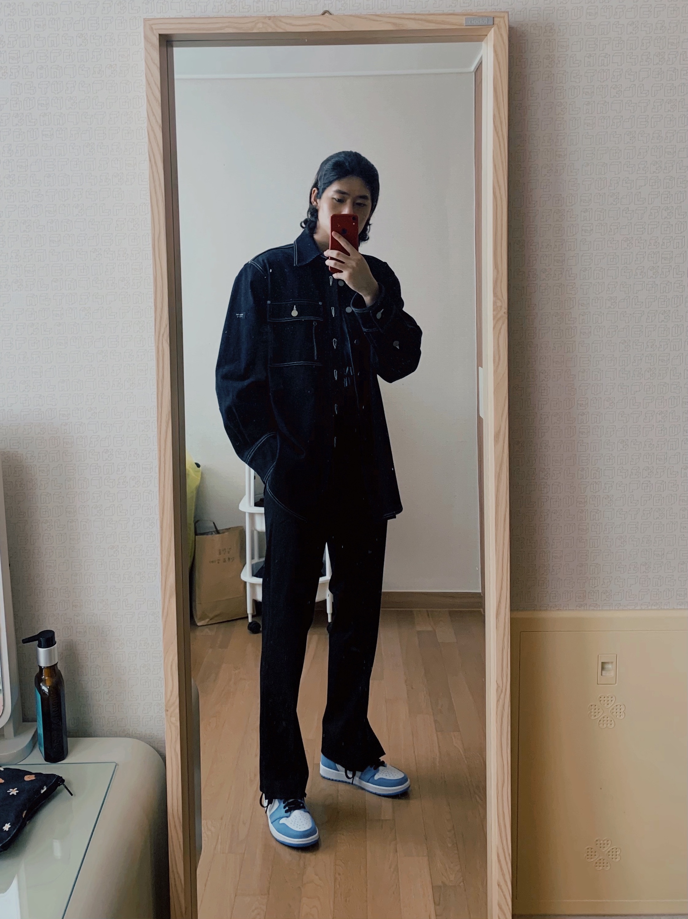 Jordan 1 Retro High OG University Blue 착용 스타일