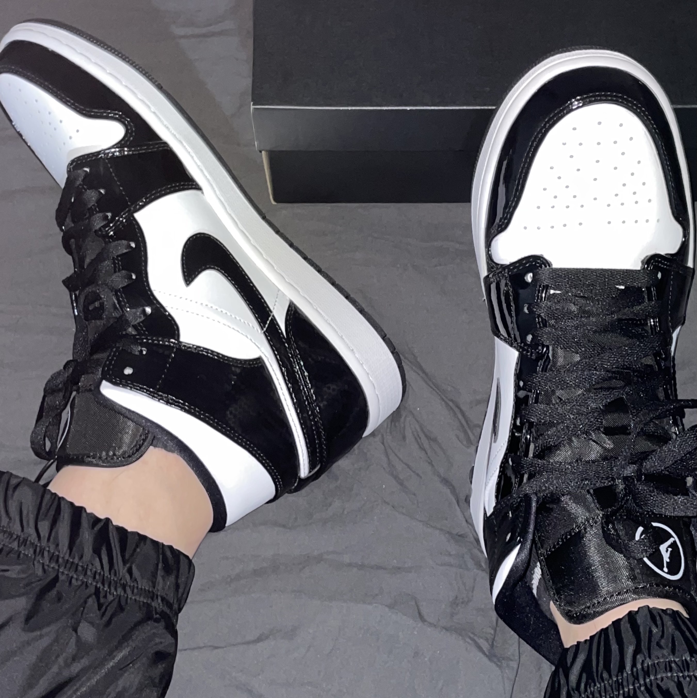 Jordan 1 Mid SE ASW Black 착용 스타일