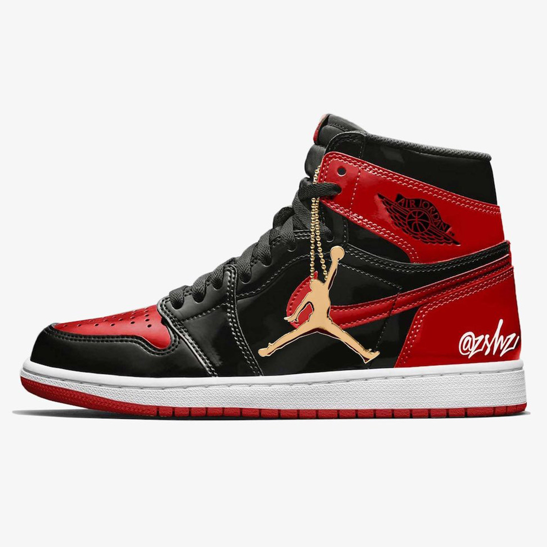 Jordan 1 Retro High OG Bred Banned 2016, Jordan 1 Retro High OG Bred 2013 착용 스타일 - 2