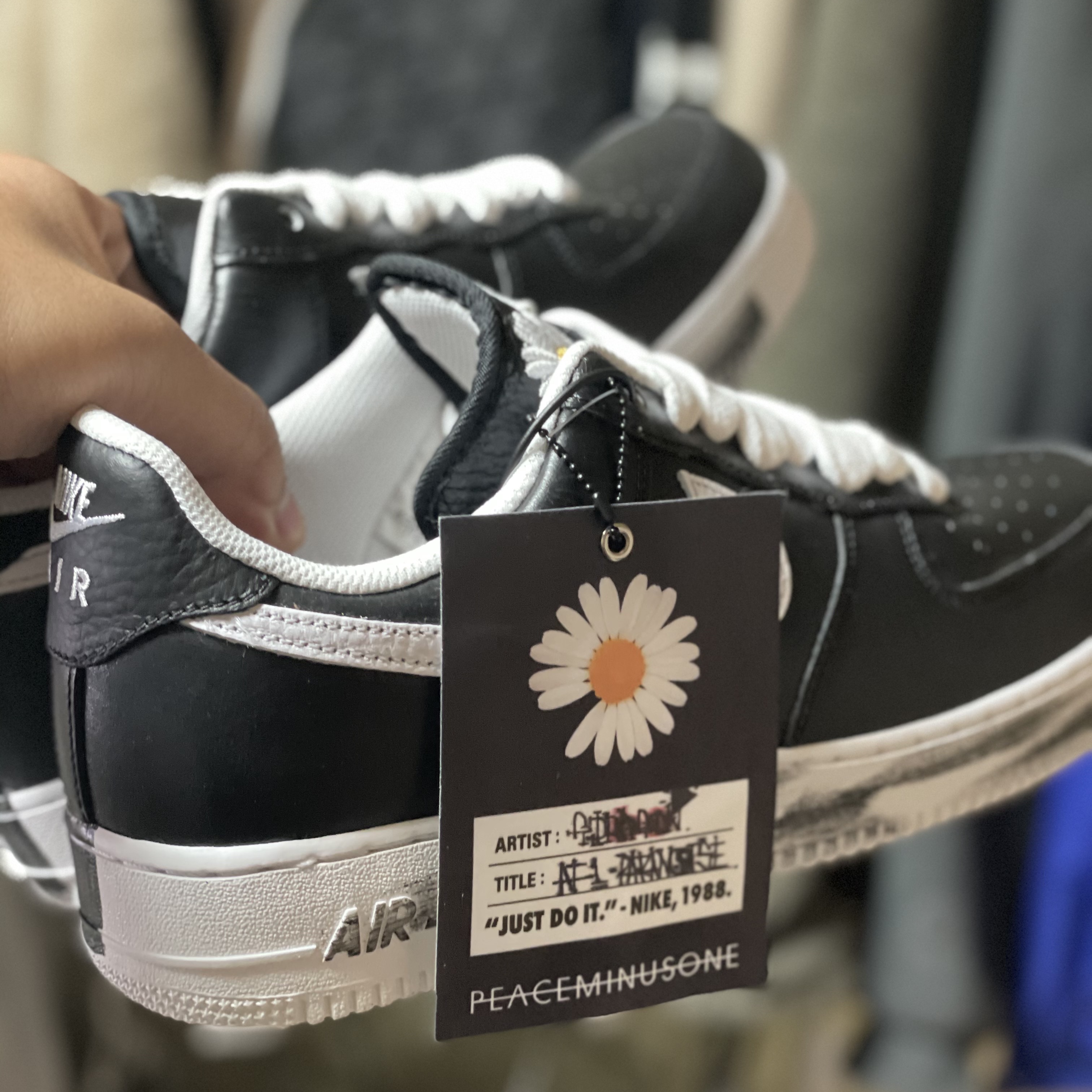 Nike x Peaceminusone Air Force 1 Low Para-Noise 착용 스타일 - 2