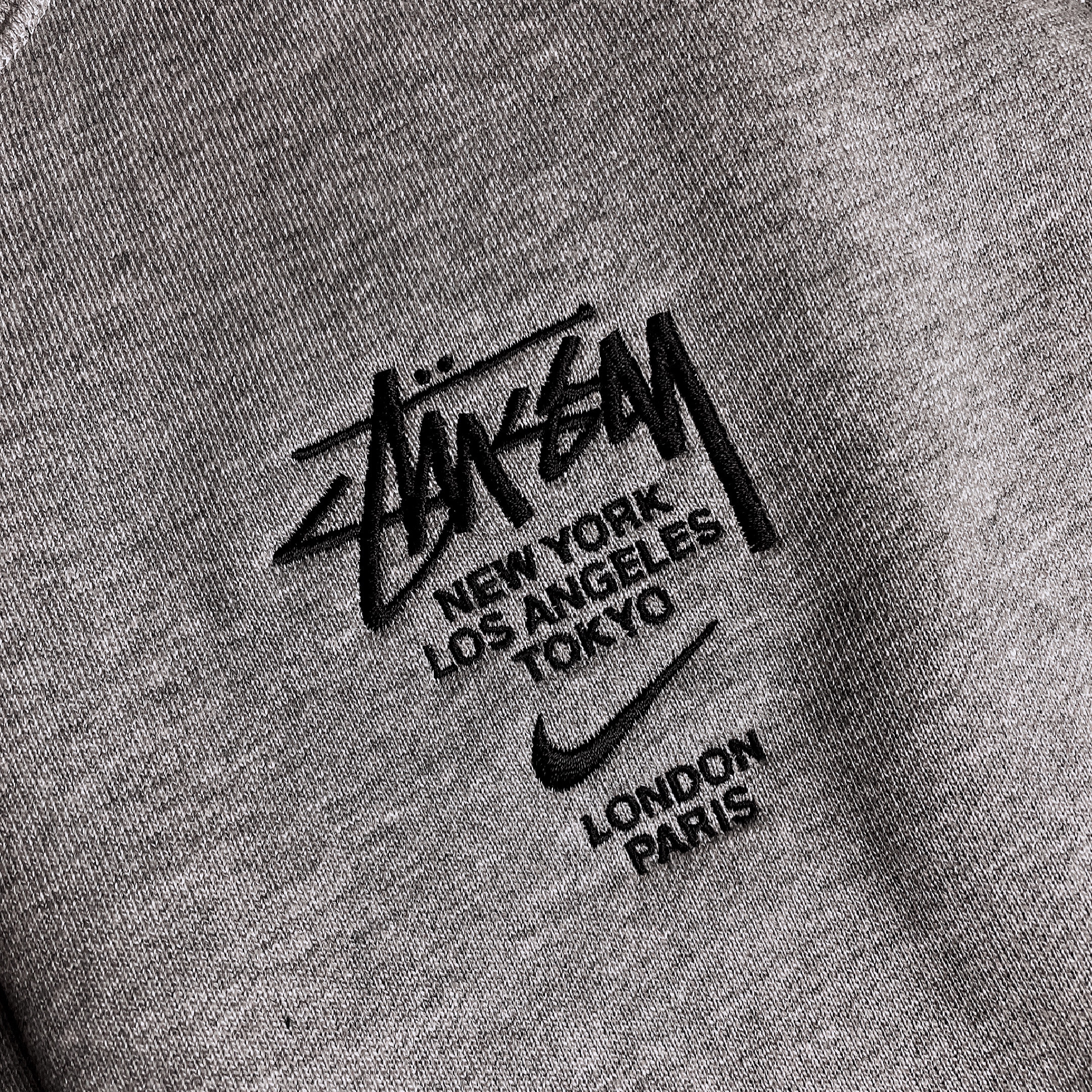 Nike x Stussy NRG ZR Fleece Crewneck Heather Grey - Asia, Nike x Stussy NRG ZR Fleece Pants Heather Grey - Asia 착용 스타일