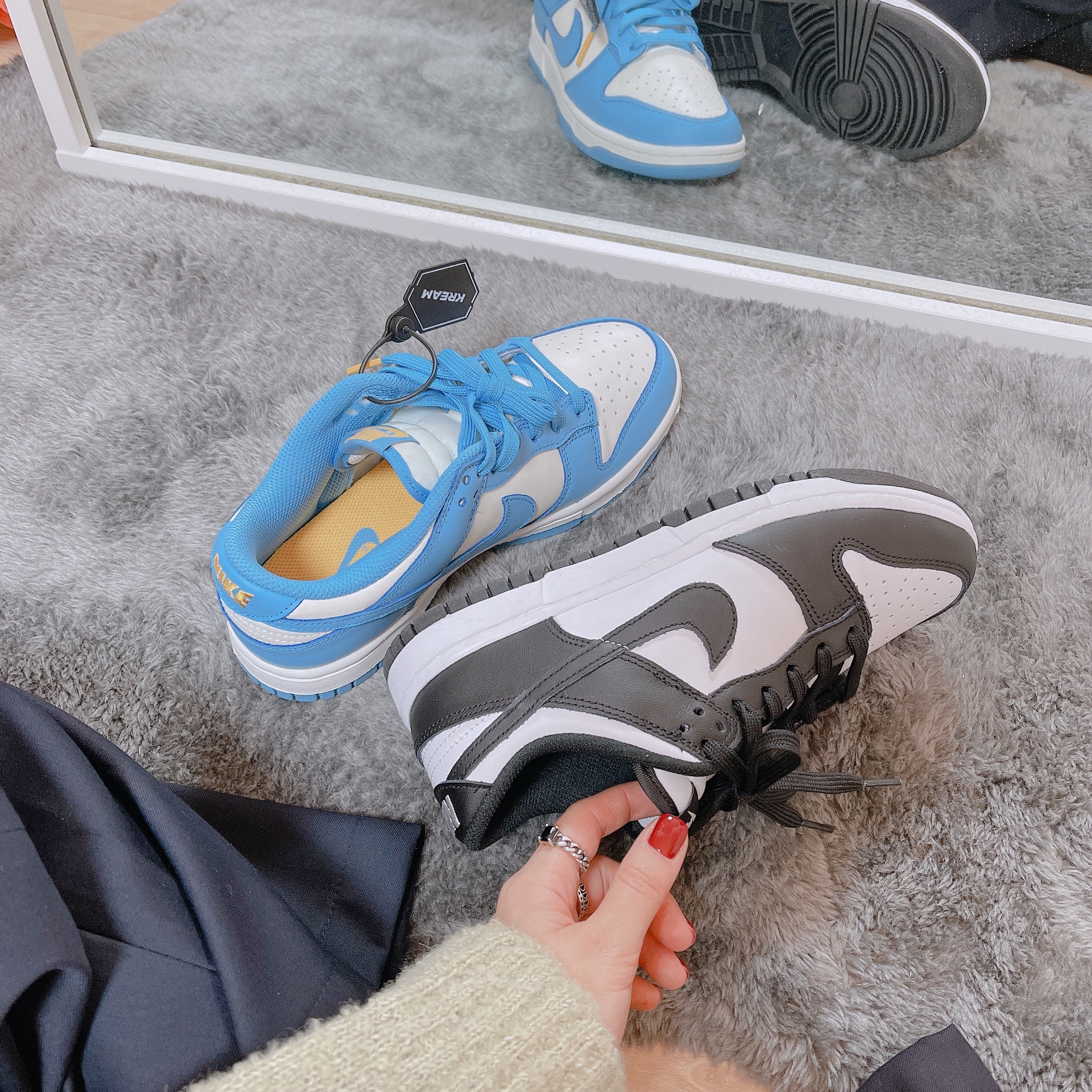 (W) Nike Dunk Low Coast 착용 스타일 - 1