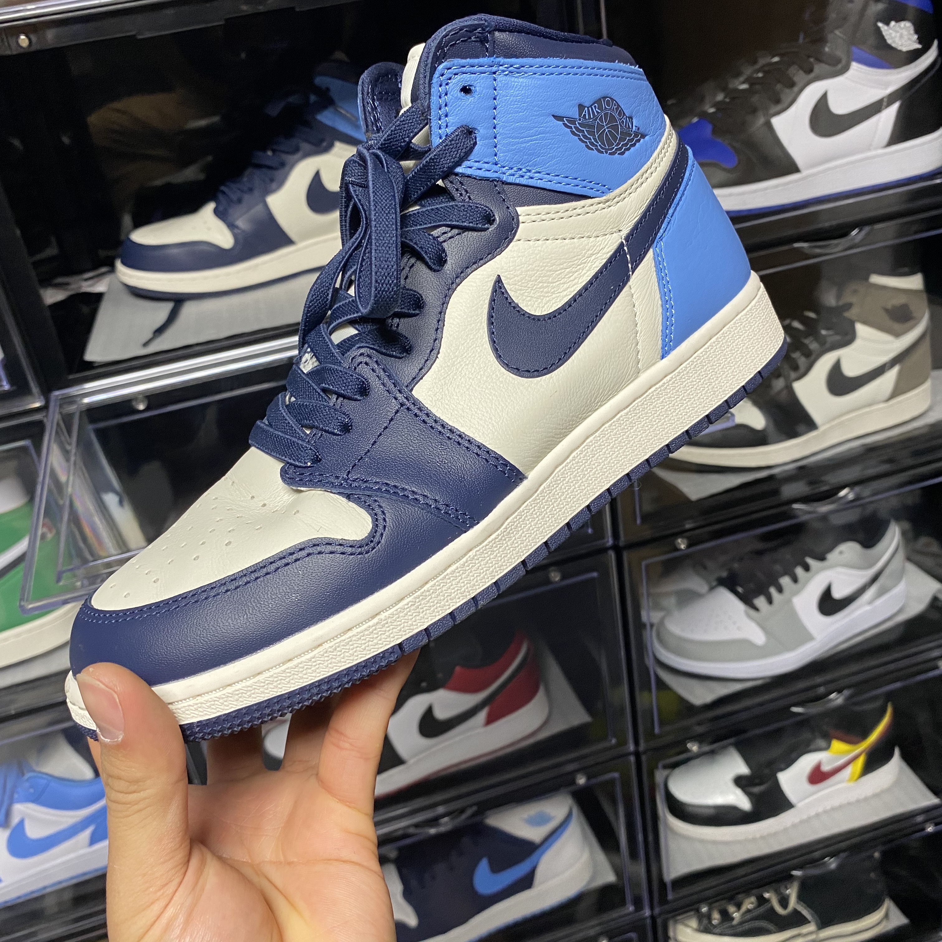 (GS) Jordan 1 Retro High Obsidian UNC 착용 스타일