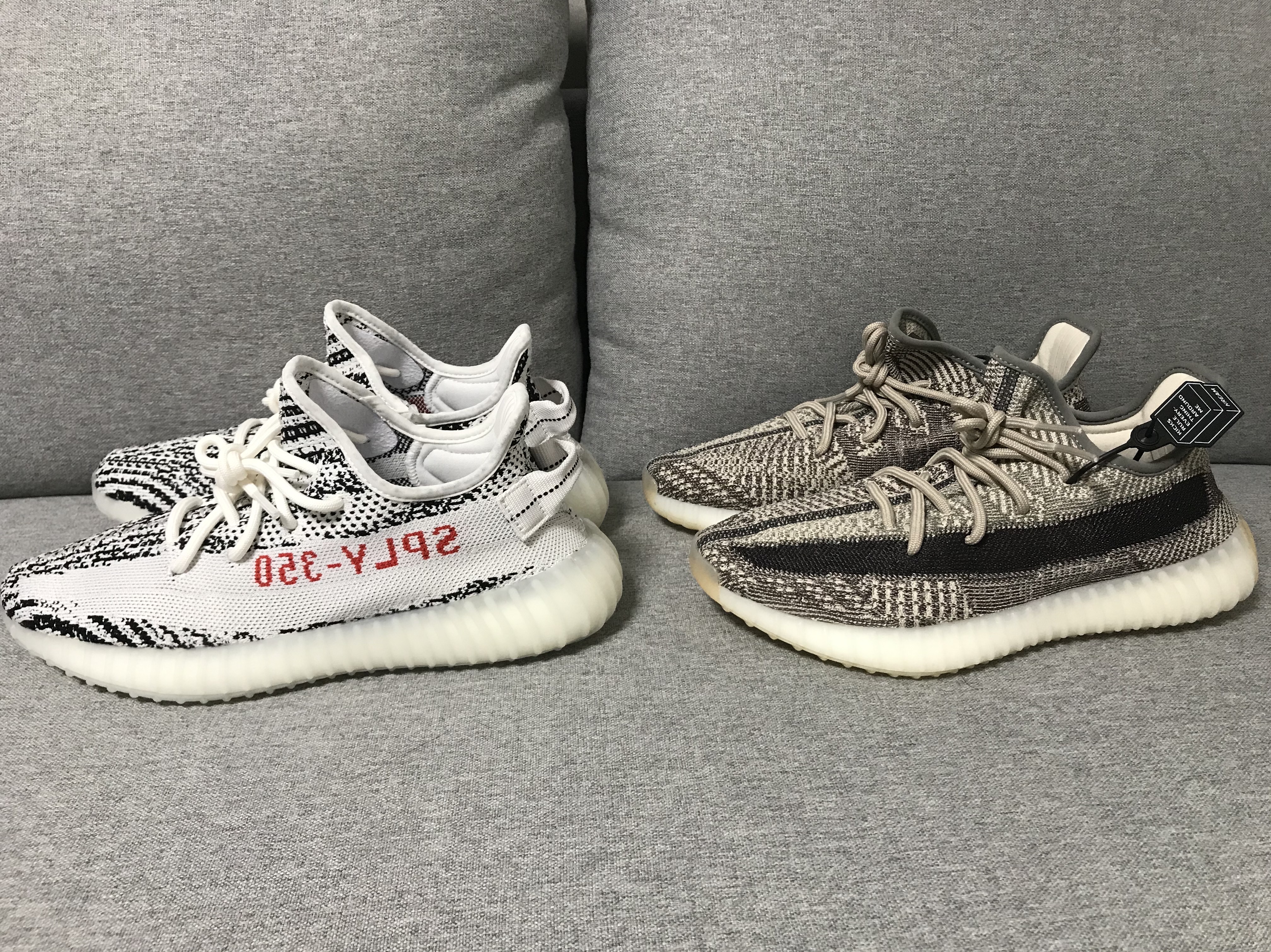 Adidas Yeezy Boost 350 V2 Zyon, Adidas Yeezy Boost 350 V2 Zebra 2017/2019/2020 착용 스타일