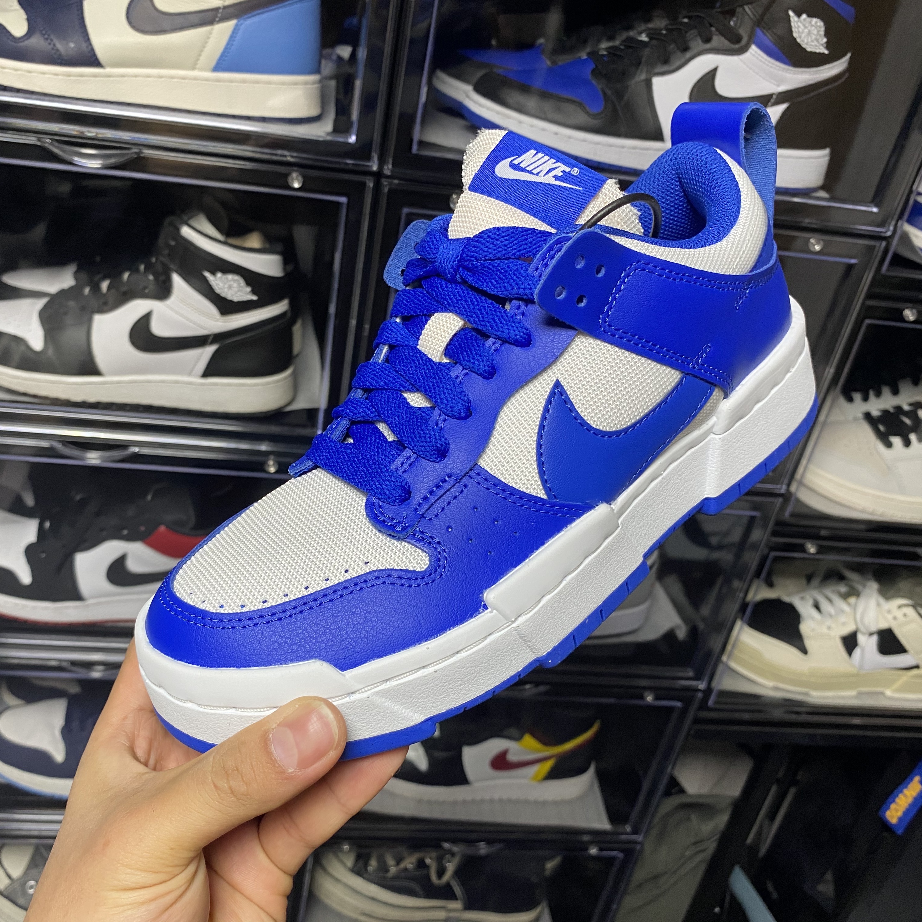 (W) Nike Dunk Low Disrupt Game Royal 착용 스타일