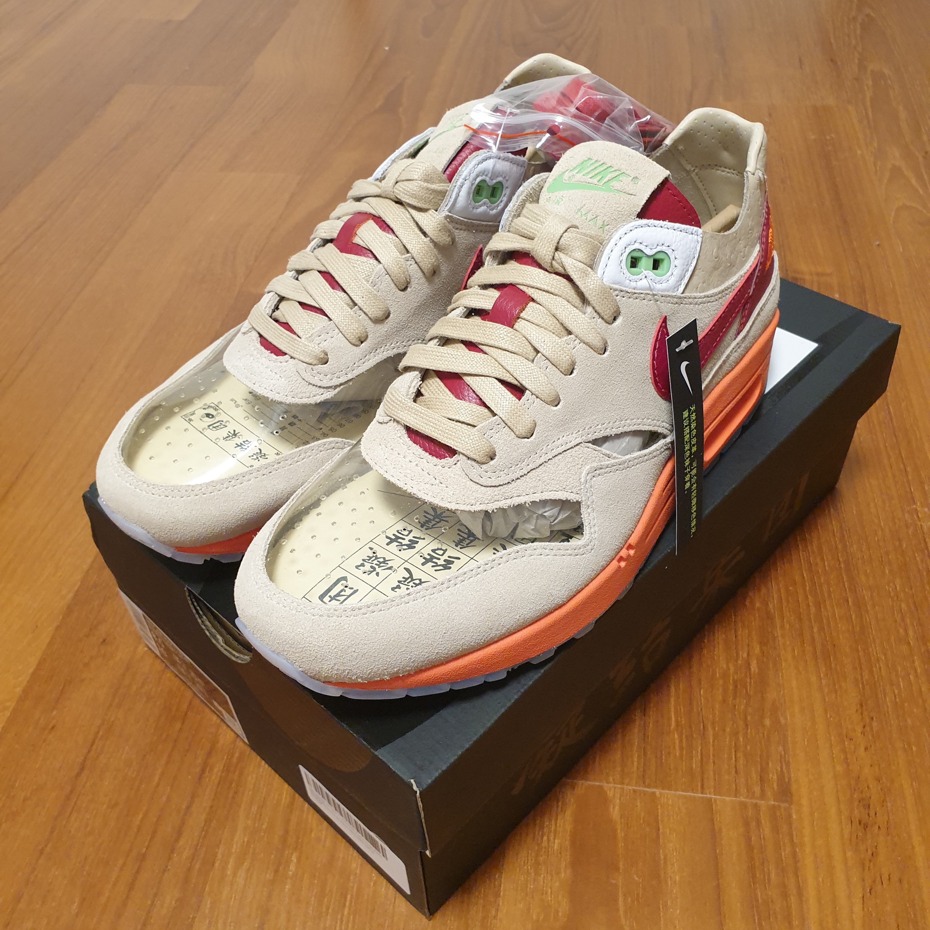 Nike x Clot Air Max 1 Net 착용 스타일 - 3