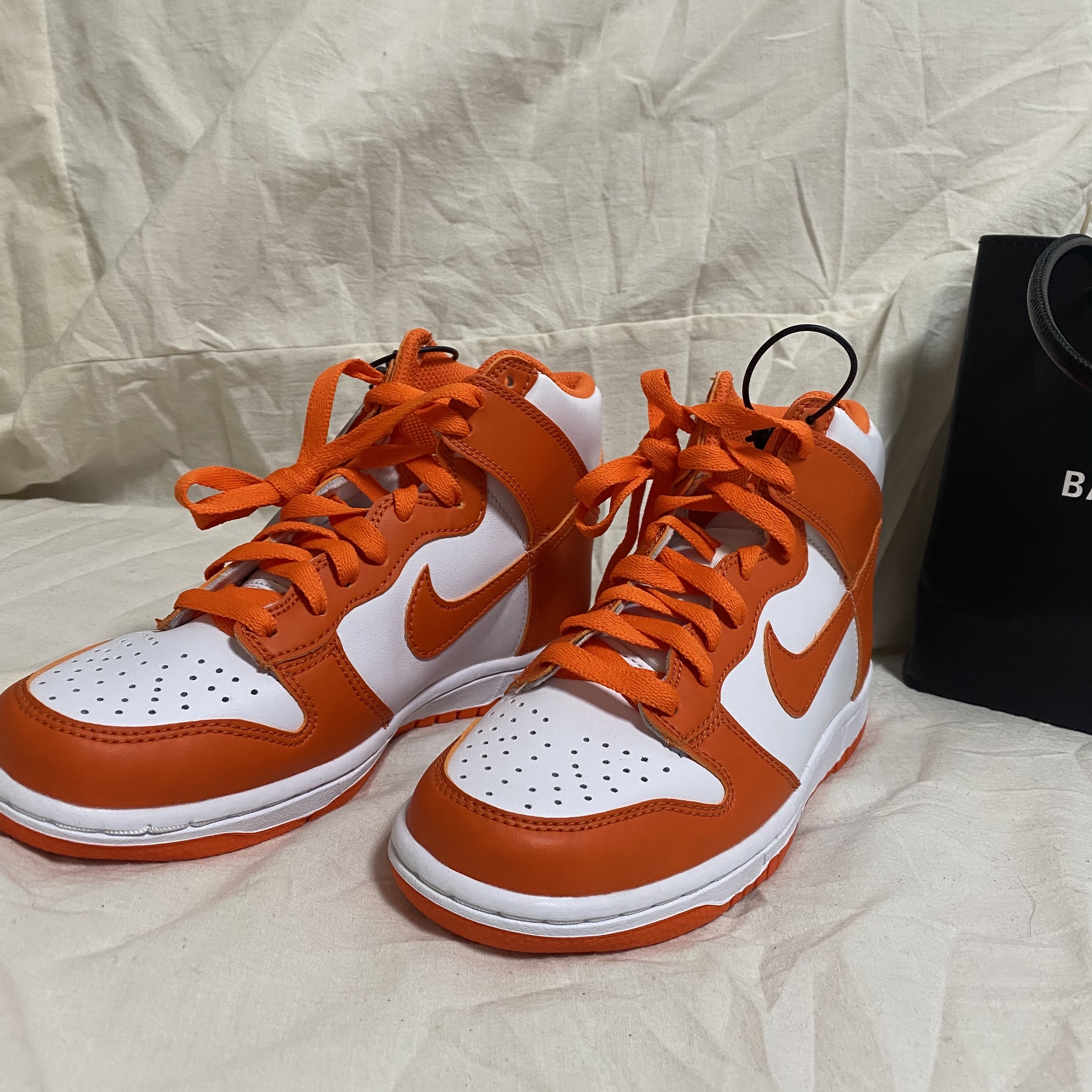 Nike Dunk High Retro Orange Blaze 착용 스타일