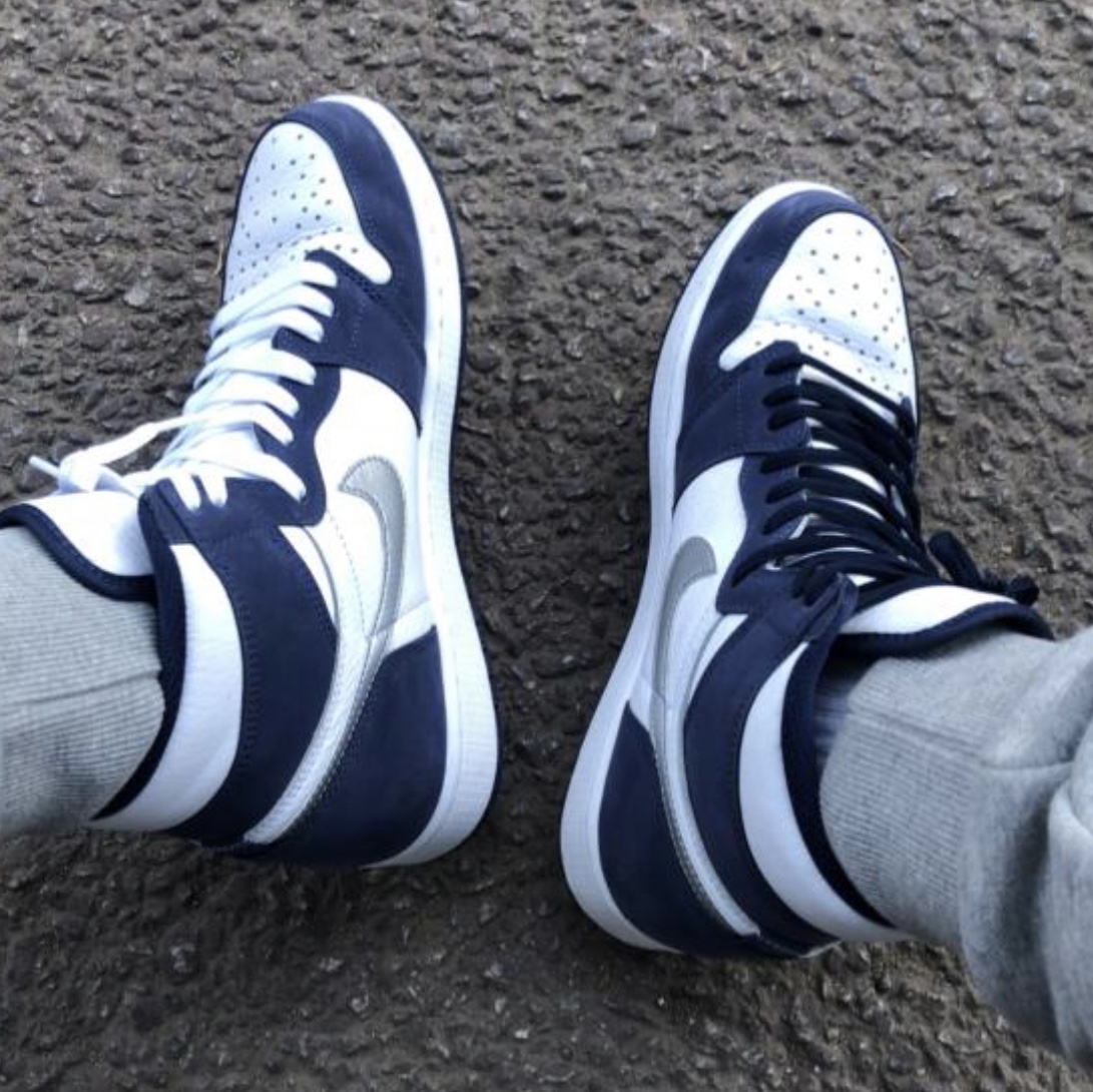 Jordan 1 Retro High OG CO.JP Midnight Navy 착용 스타일
