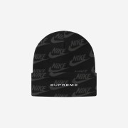 Supreme x Nike Jacquard Logos Beanie Black - 21SS