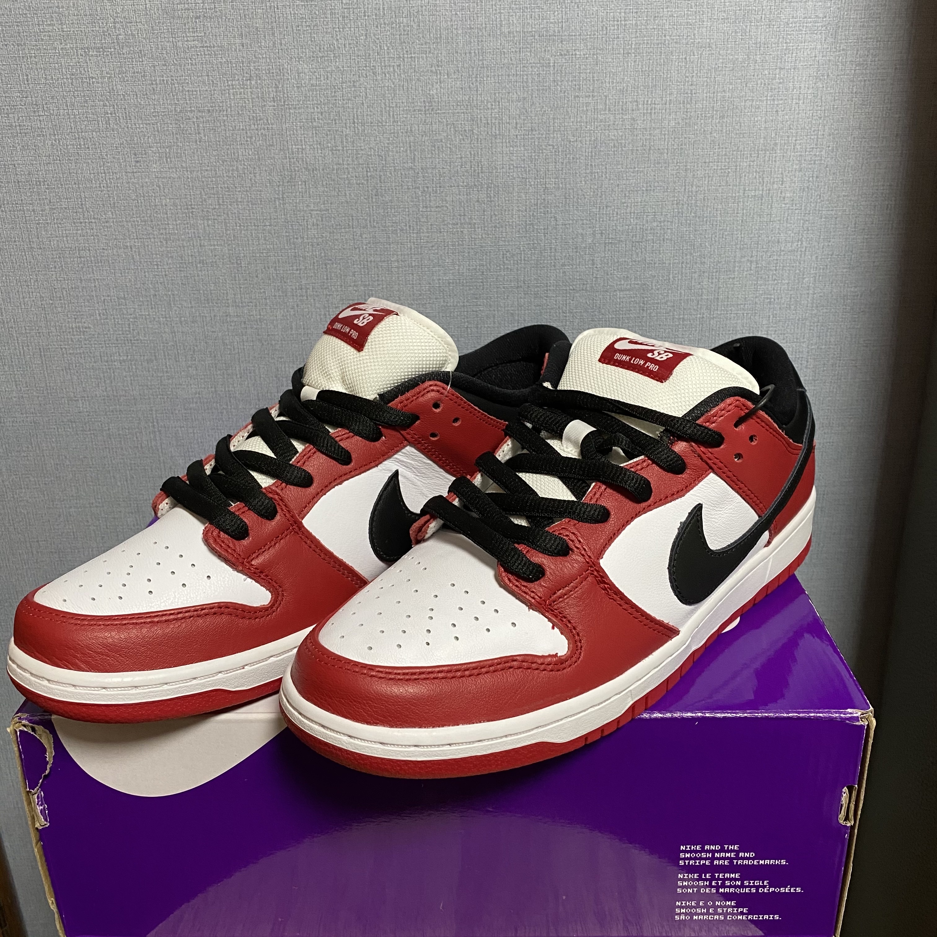 Nike SB Dunk Low Pro Chicago 착용 스타일 - 1