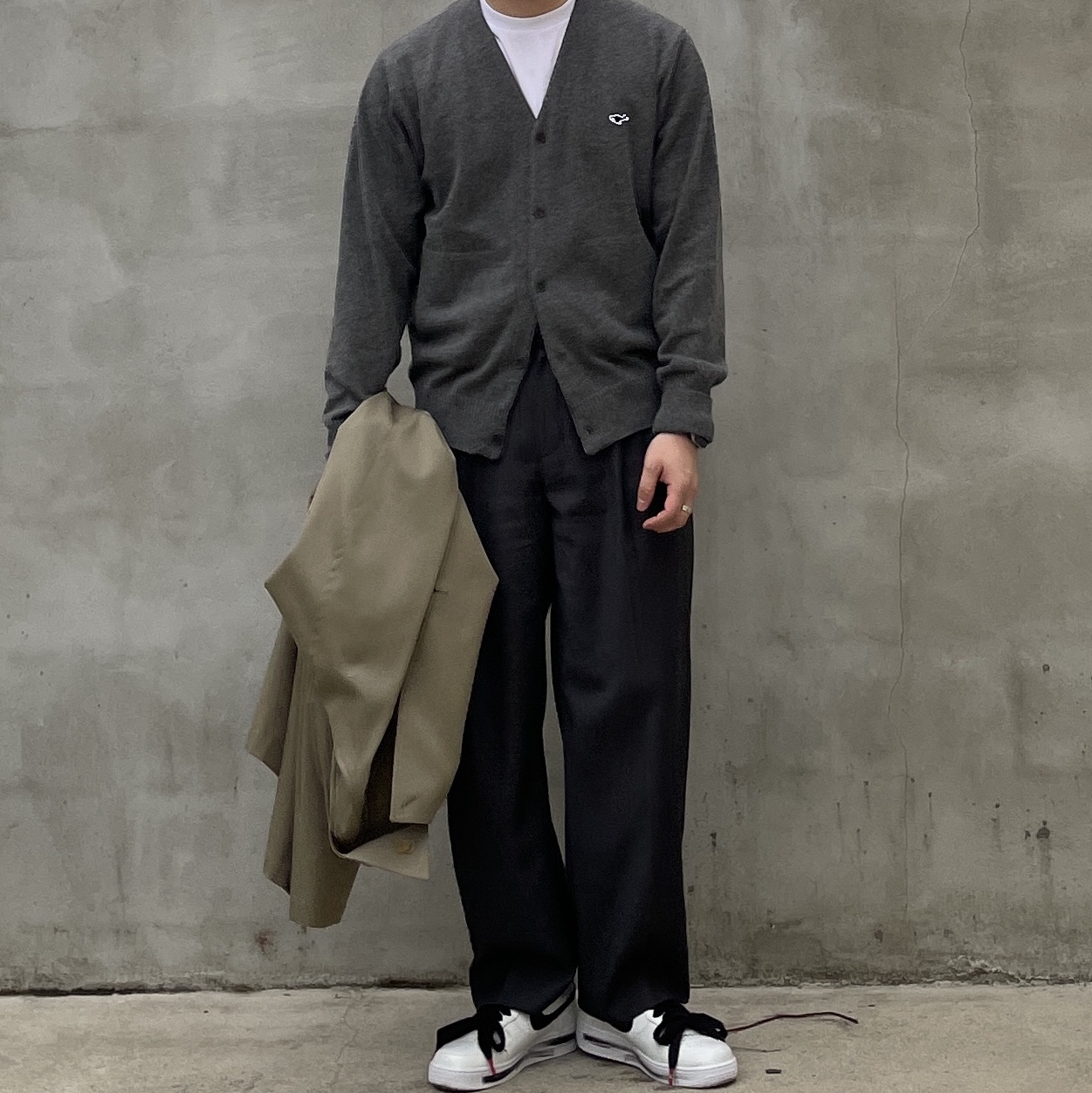 Nike x Peaceminusone Air Force 1 Low Para-Noise 2.0 착용 스타일 - 4