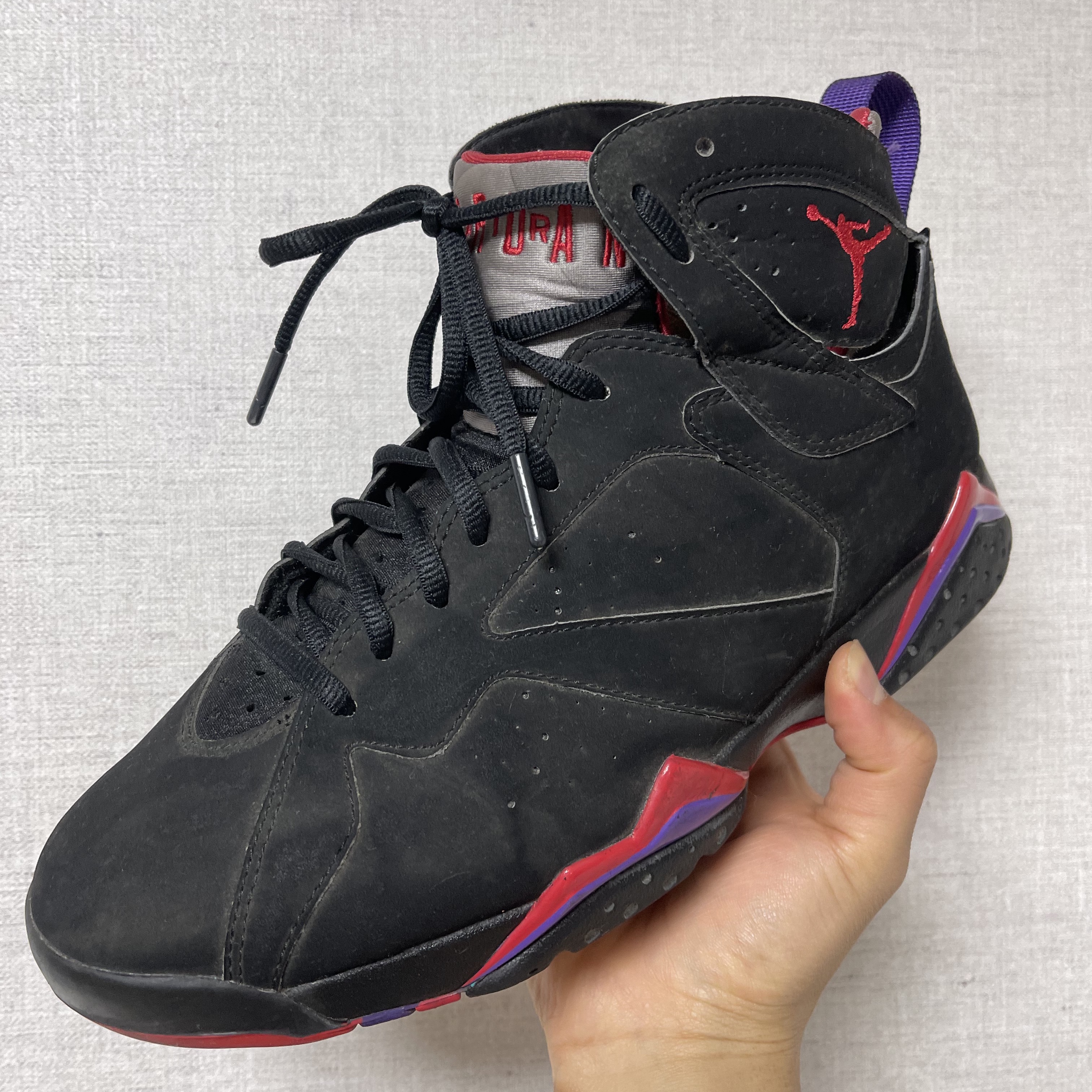 Jordan 7 Retro Raptors 2012 착용 스타일