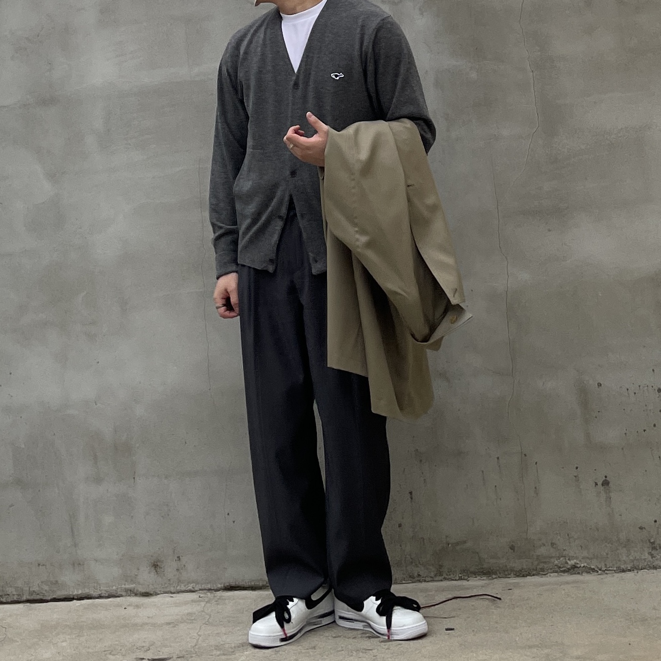 Nike x Peaceminusone Air Force 1 Low Para-Noise 2.0 착용 스타일 - 3