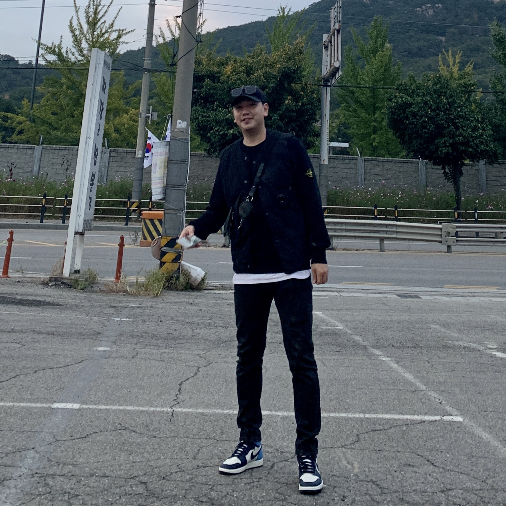 Jordan 1 Retro High Obsidian UNC 착용 스타일