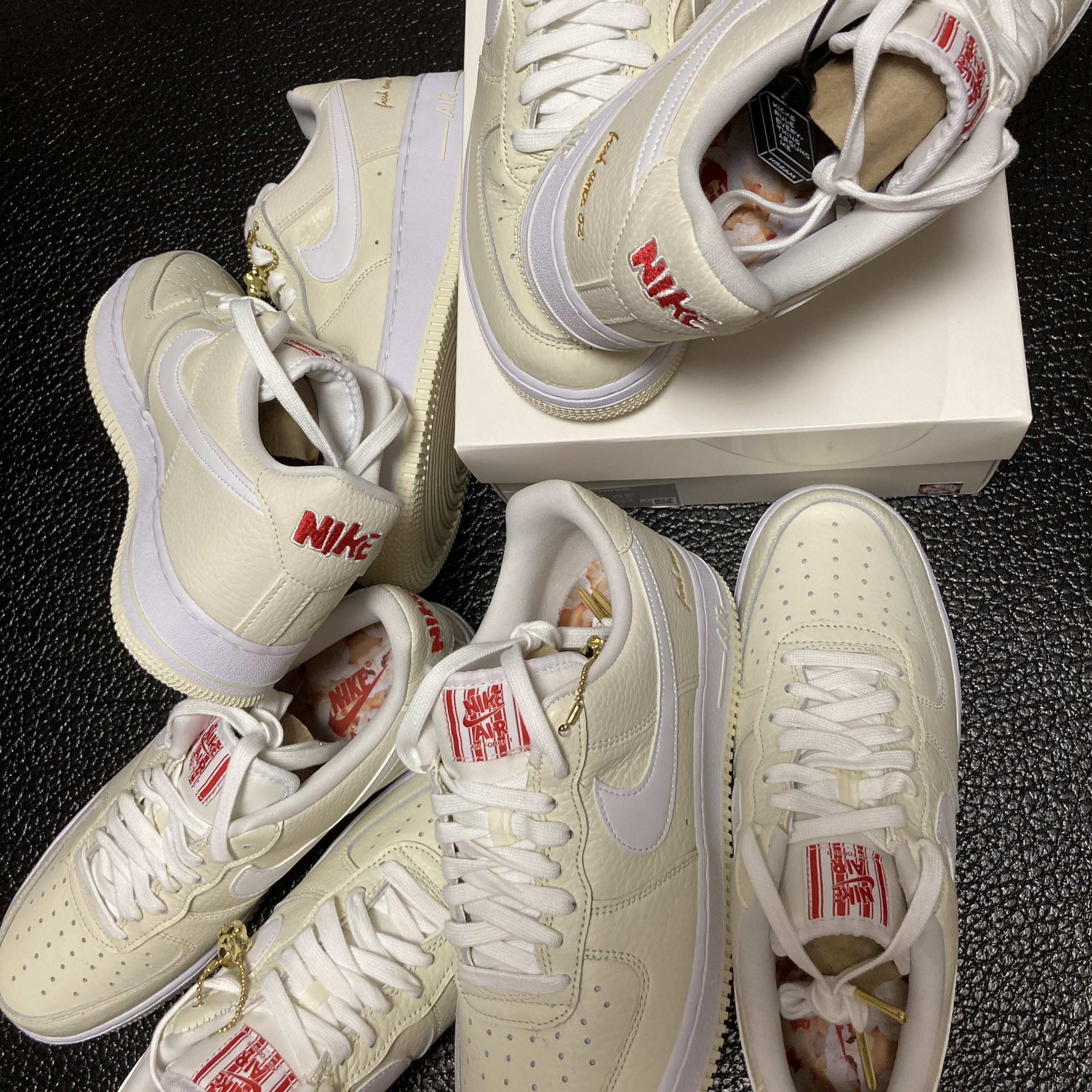 Nike Air Force 1 '07 PRM Popcorn 착용 스타일 - 2