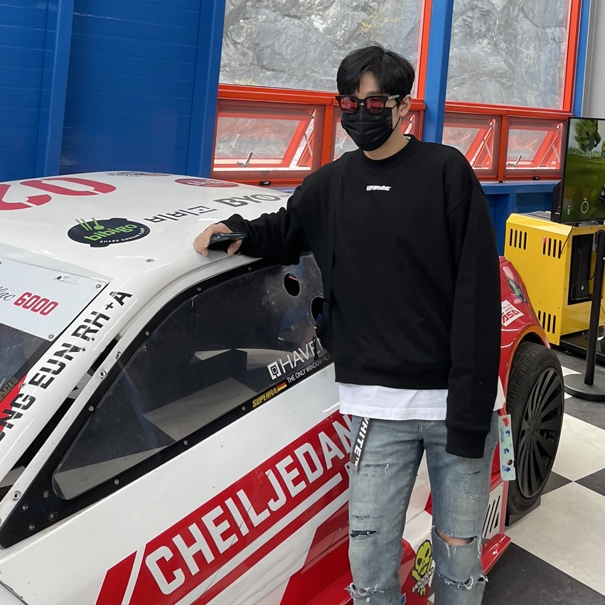 Vans Classic Slip-On Mule Checkerboard Black White 착용 스타일 - 3