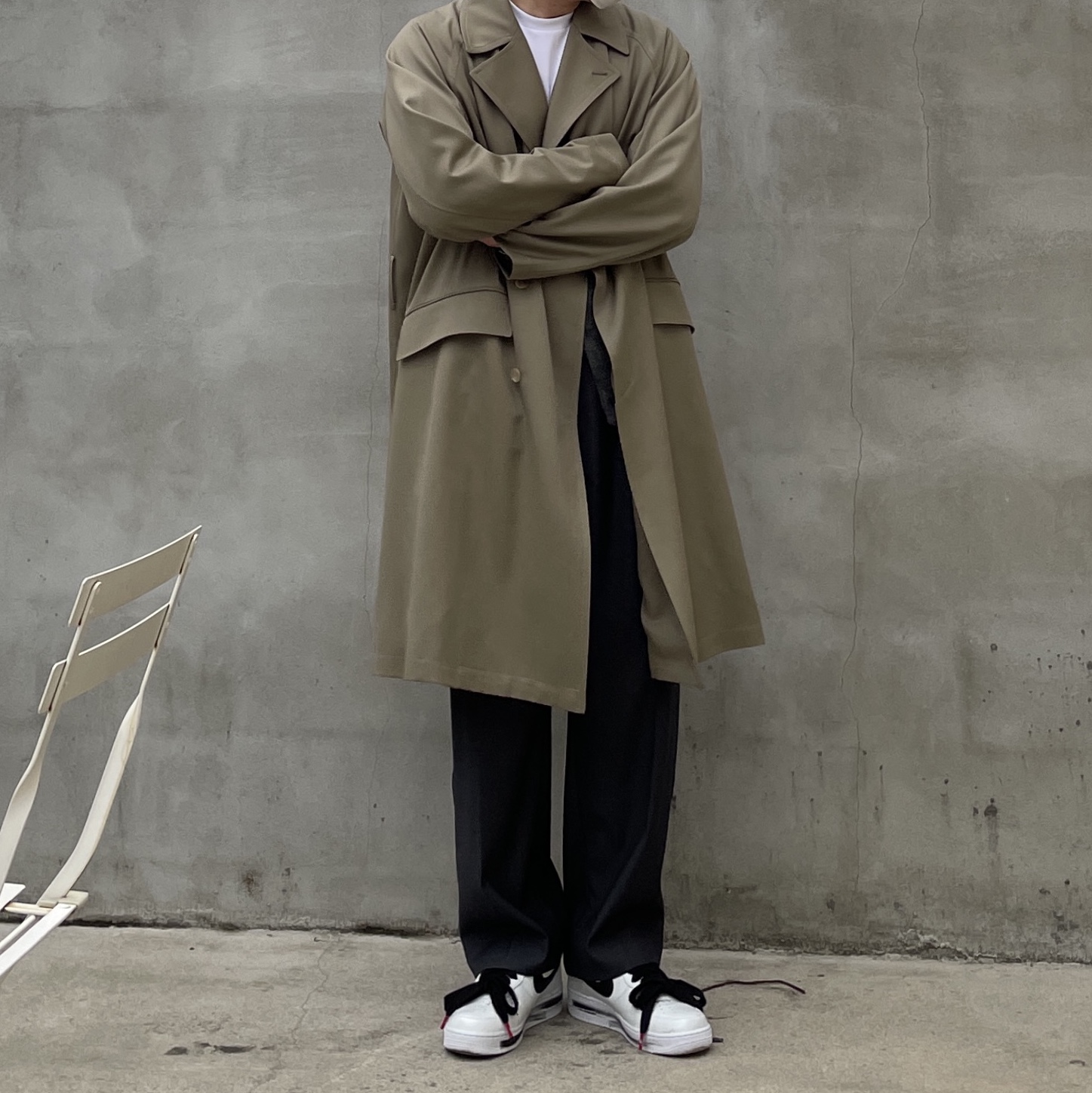 Nike x Peaceminusone Air Force 1 Low Para-Noise 2.0 착용 스타일 - 1