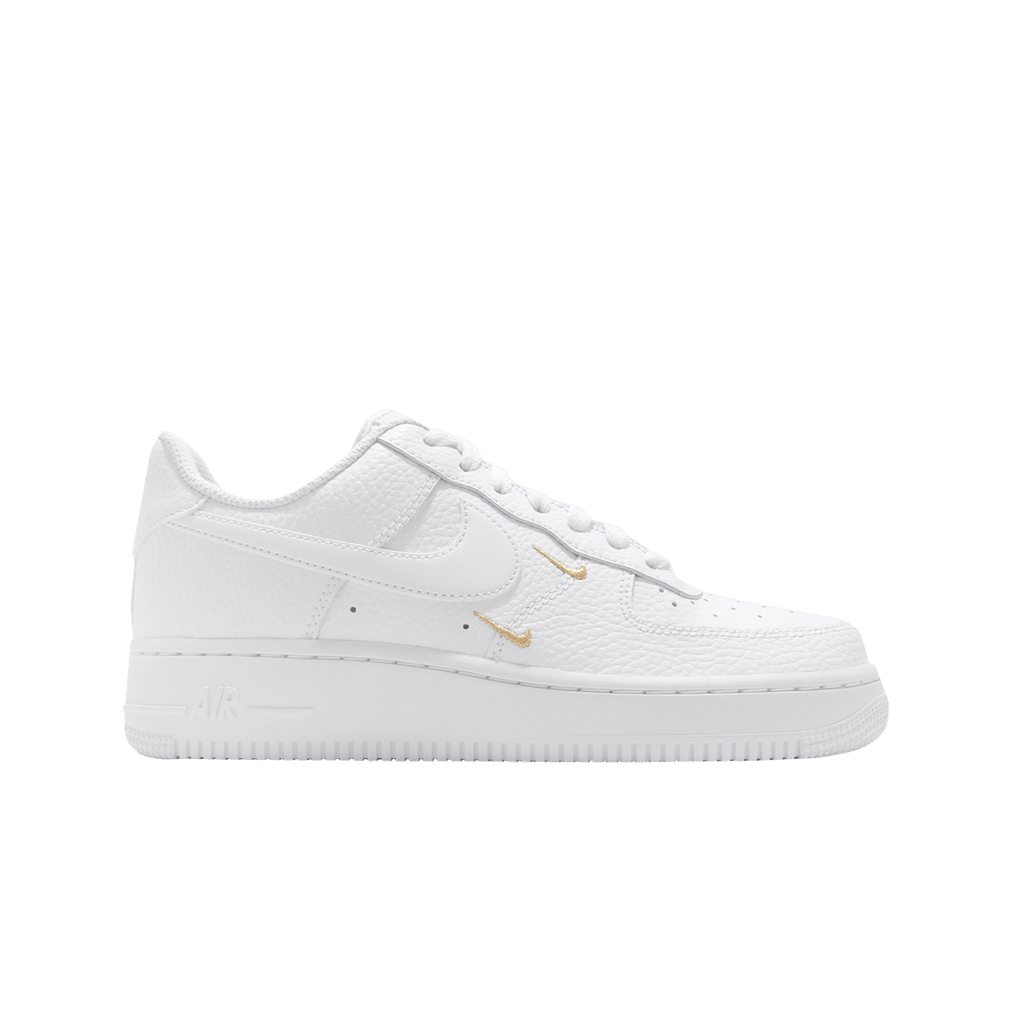 (W) 나이키 에어포스 1 '07 에센셜 화이트 메탈릭 골드((W) Nike Air Force 1 '07 Essential White Metallic Gold)