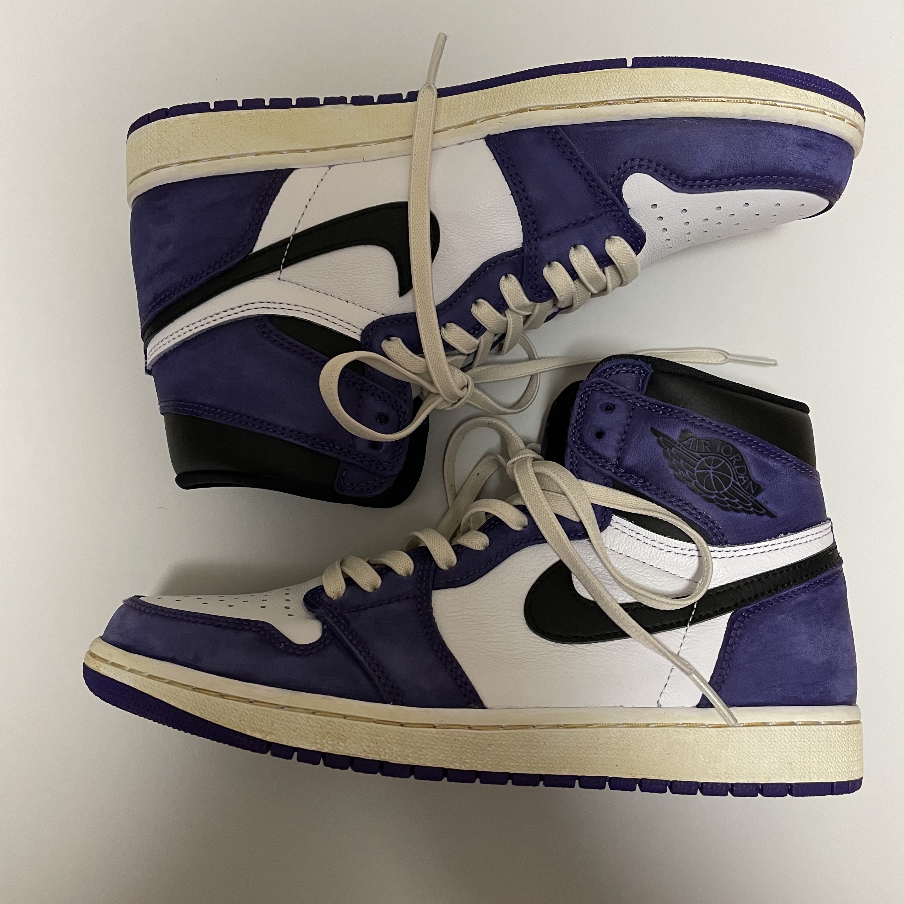 Jordan 1 Retro High OG Court Purple 2020 착용 스타일 - 2