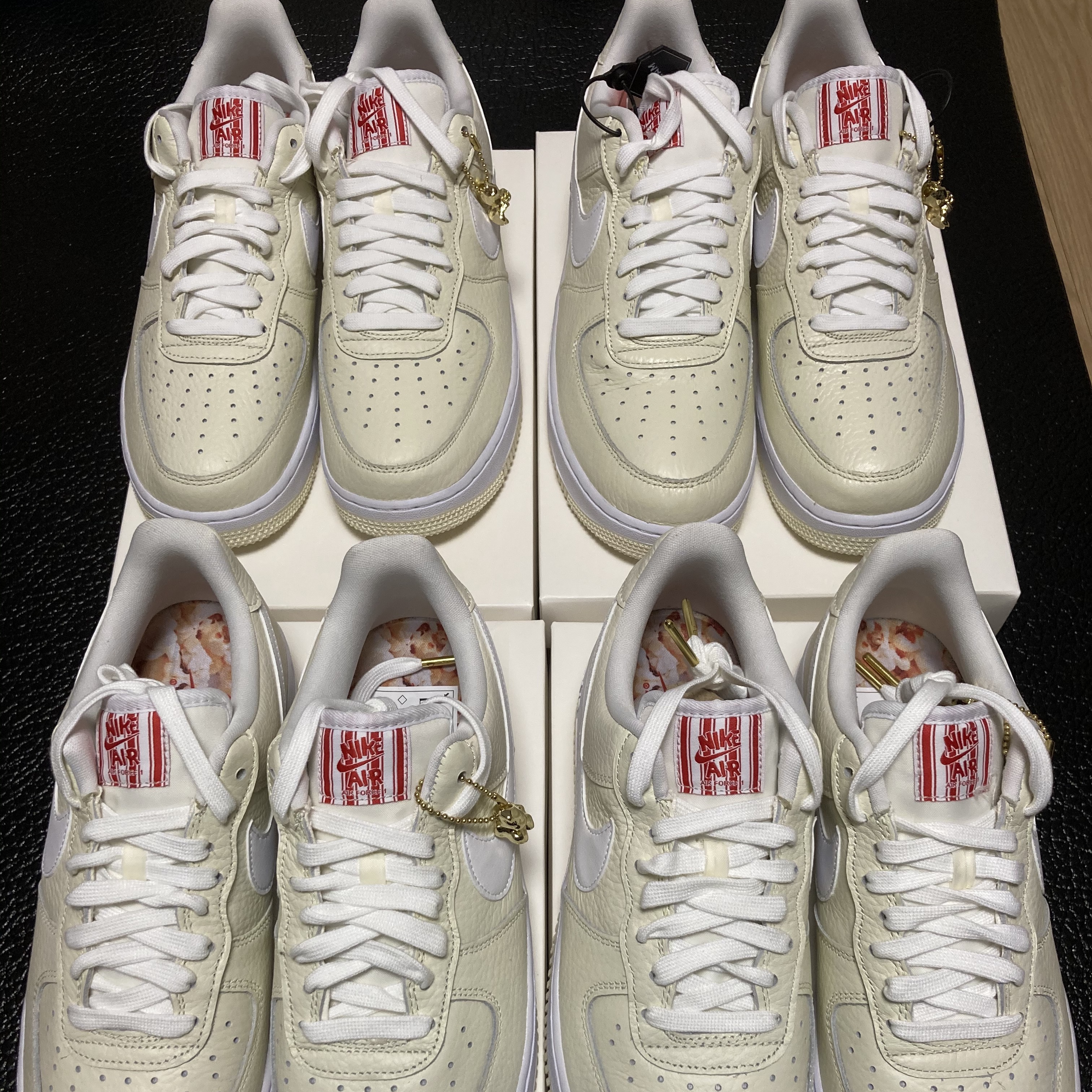 Nike Air Force 1 '07 PRM Popcorn 착용 스타일 - 1
