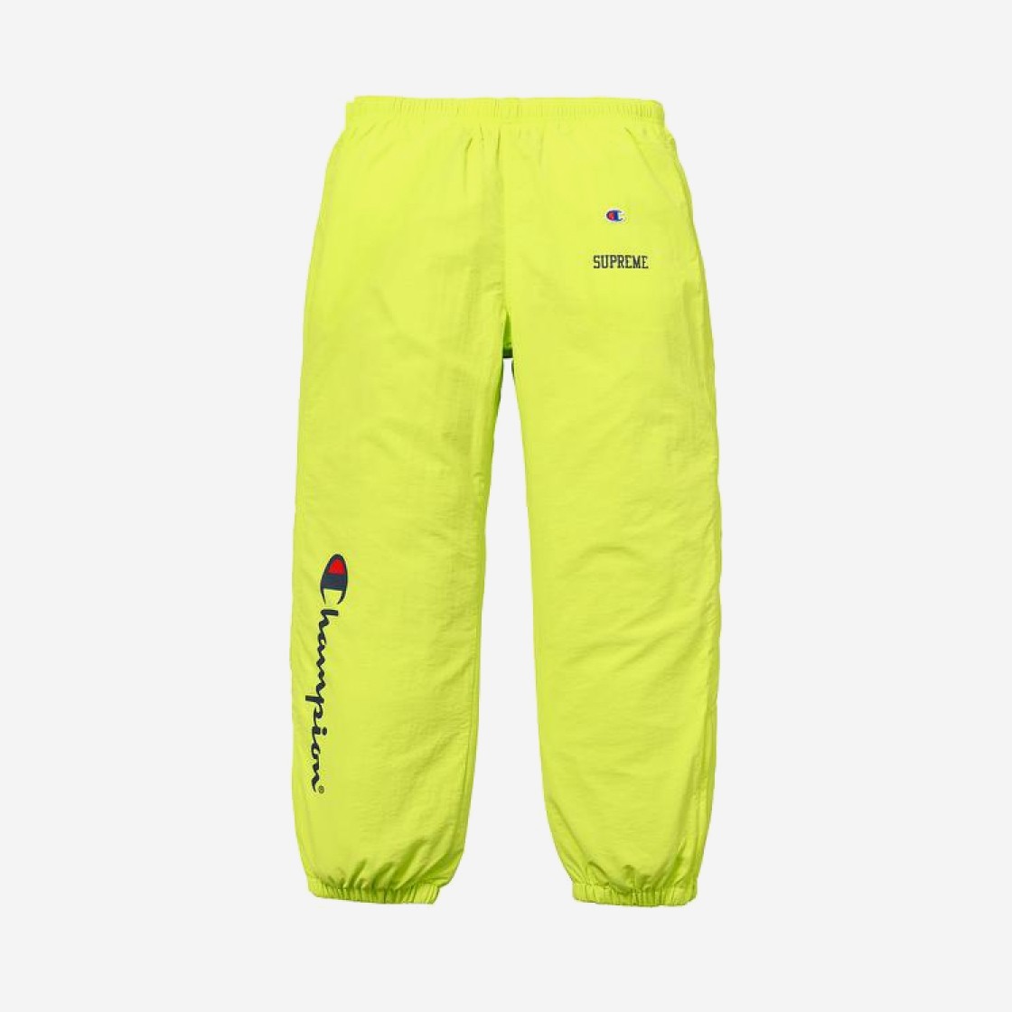 Supreme Champion Track Pants Lime - 18SS 상세 이미지 1