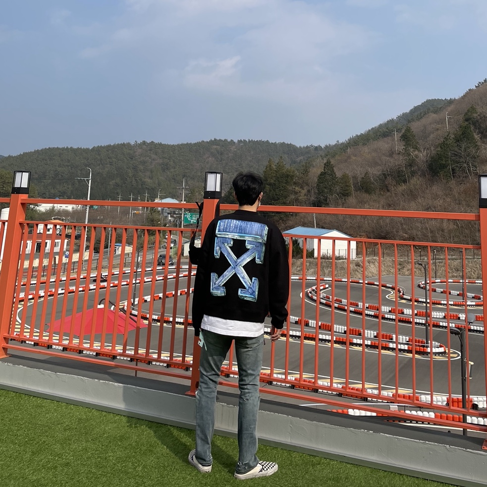 Vans Classic Slip-On Mule Checkerboard Black White 착용 스타일 - 2