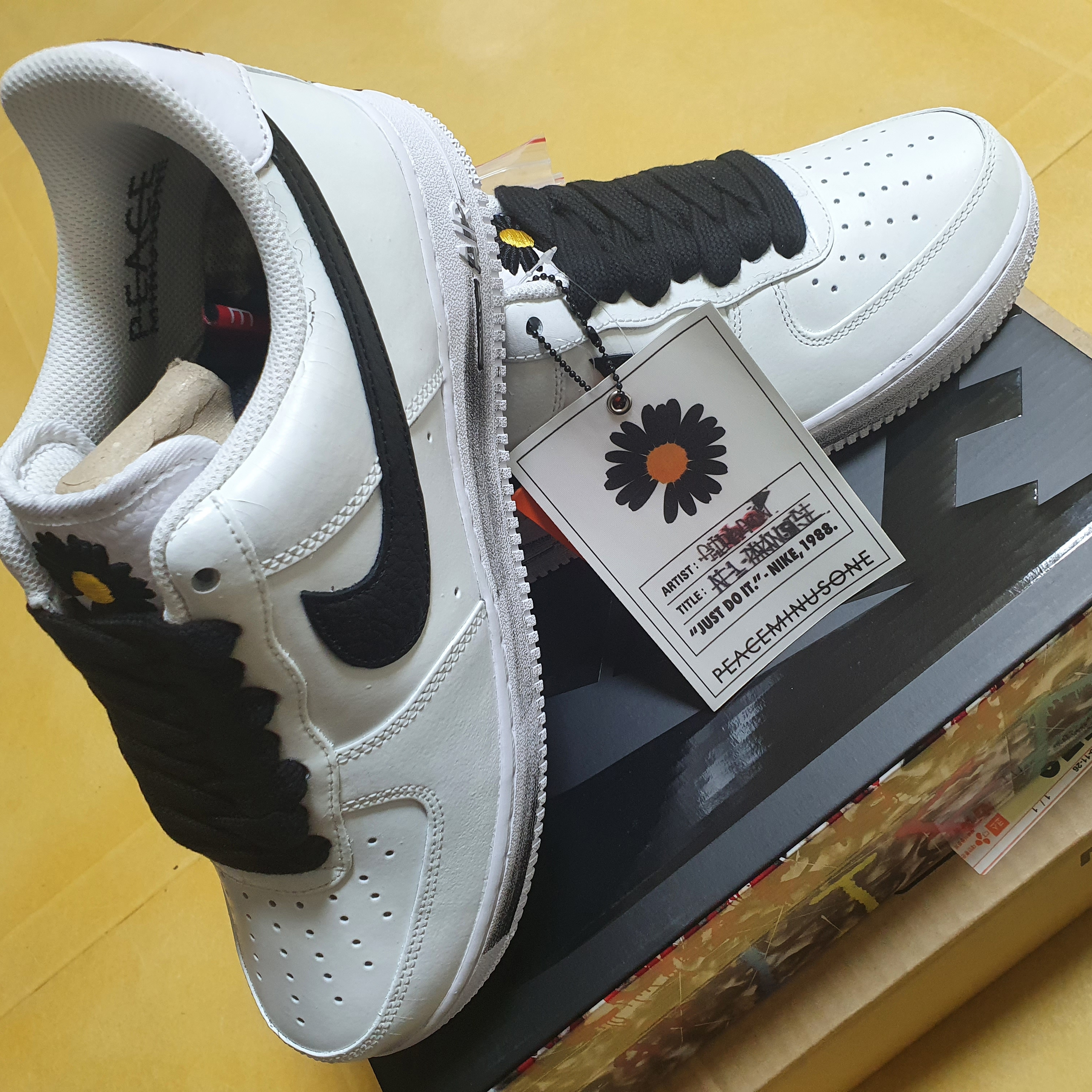 Nike x Peaceminusone Air Force 1 Low Para-Noise 2.0 착용 스타일