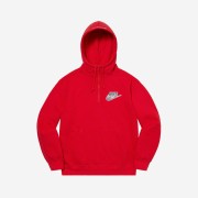 Supreme x Nike Half Zip Hooded Sweatshirt Red - 21SS