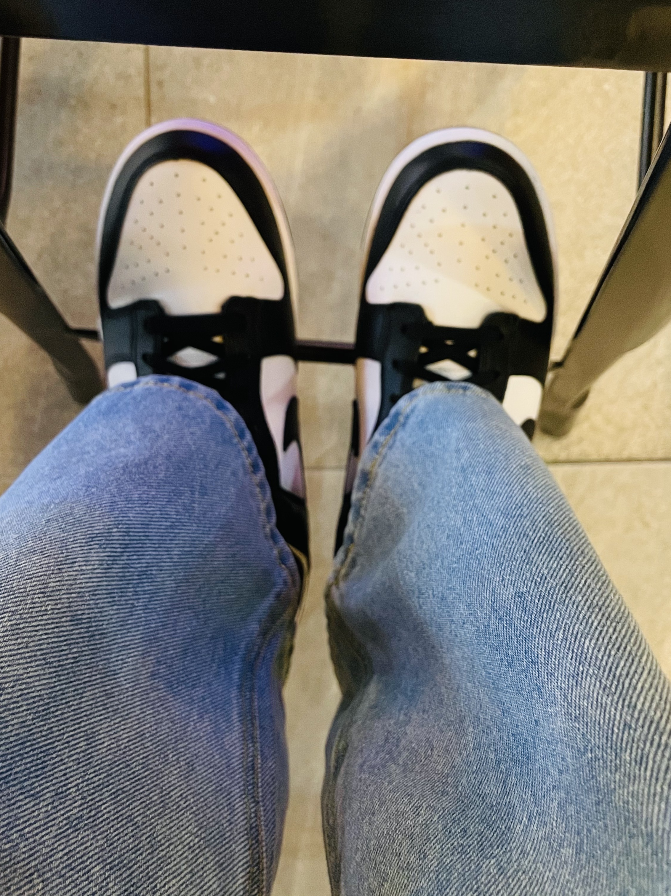 Nike Dunk Low Retro Black 착용 스타일 - 3
