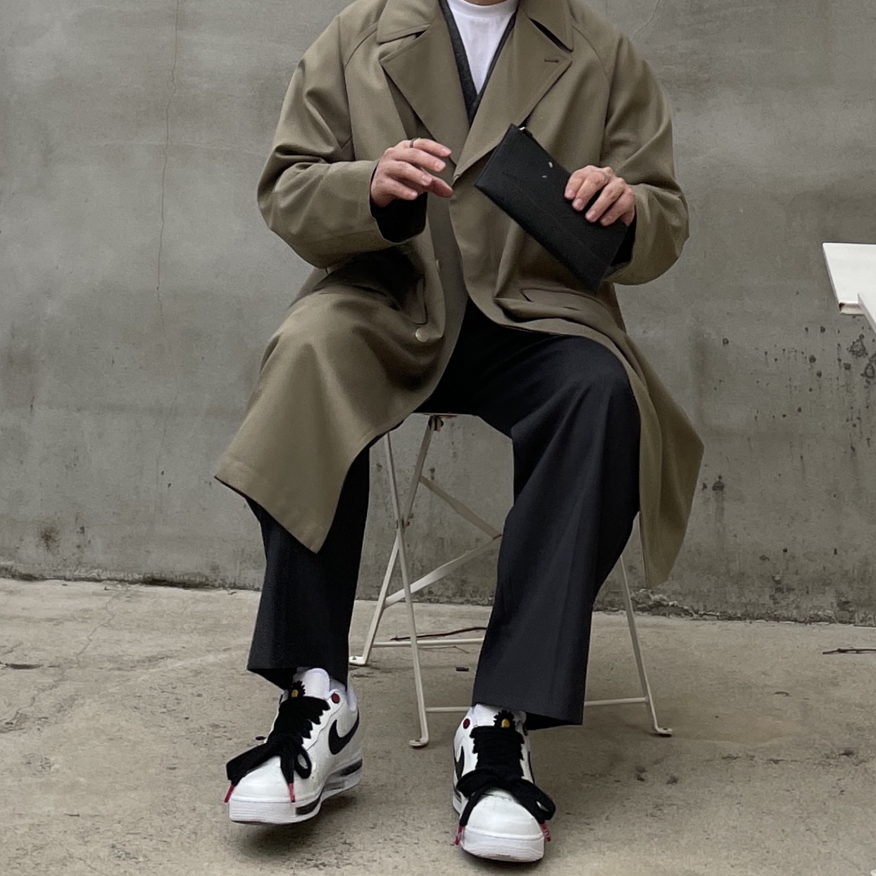 Nike x Peaceminusone Air Force 1 Low Para-Noise 2.0 착용 스타일 - 2