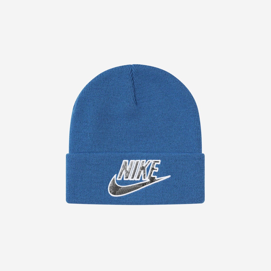 Supreme x Nike Snakeskin Beanie Blue - 21SS 상세 이미지 1