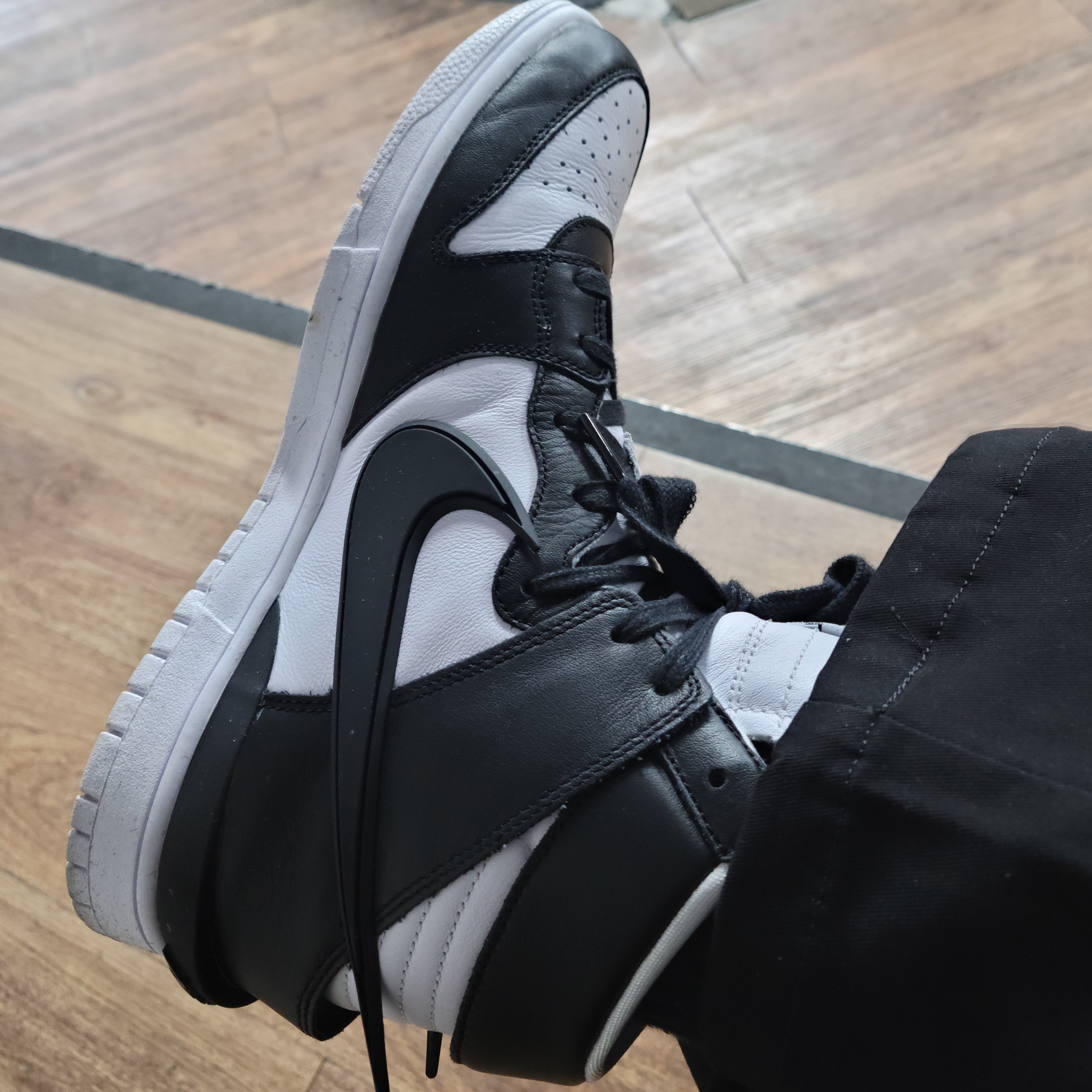 Nike x Ambush Dunk High Black 착용 스타일