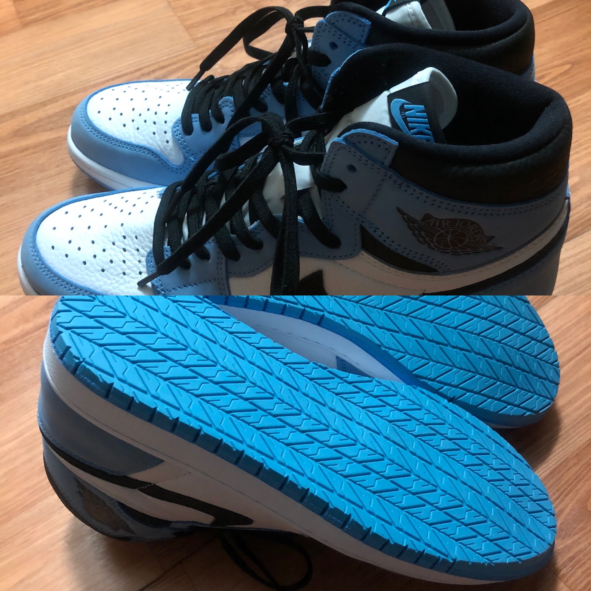 Jordan 1 Retro High OG University Blue 착용 스타일