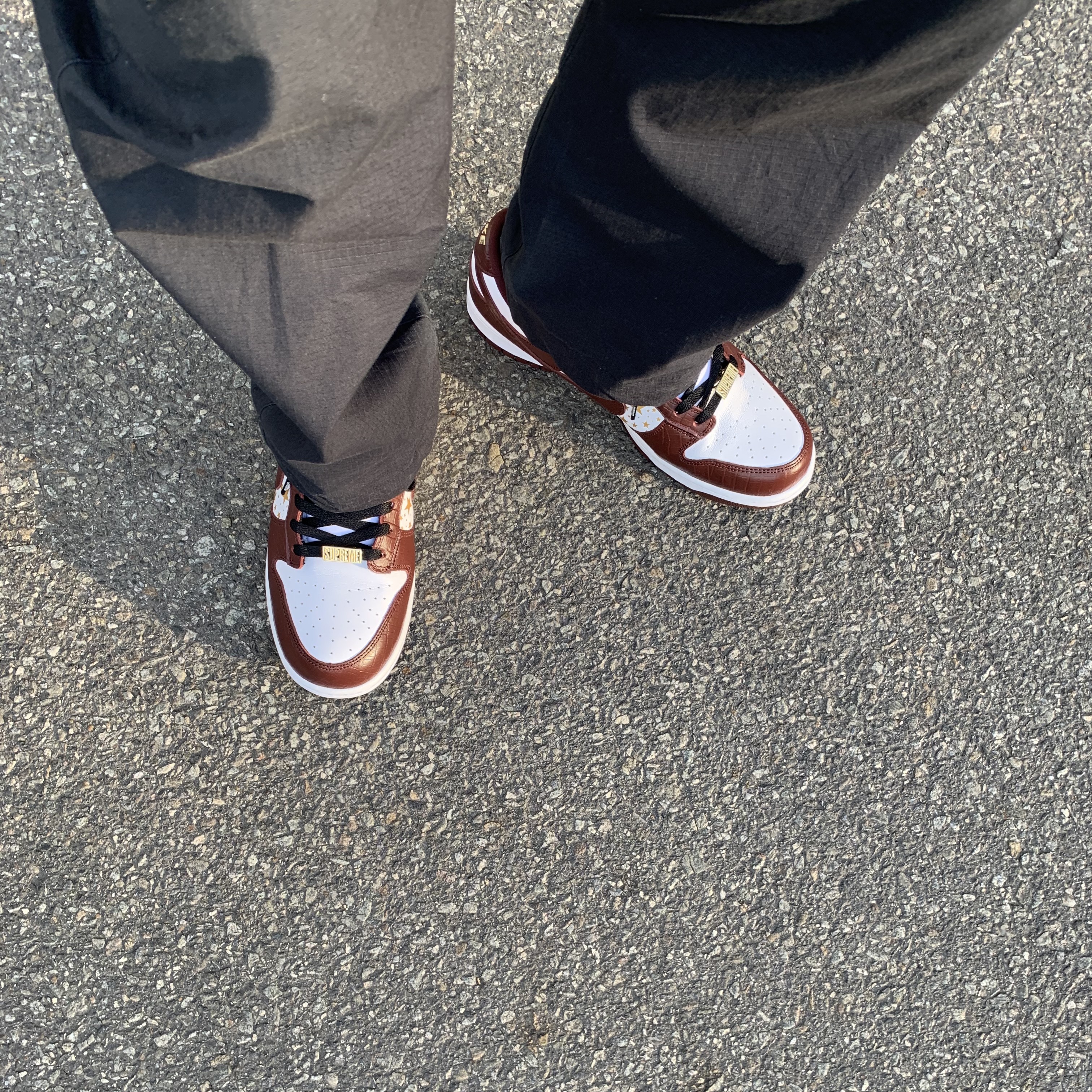 Nike x Supreme SB Dunk Low Black, Nike x Supreme SB Dunk Low Hyper Blue 착용 스타일