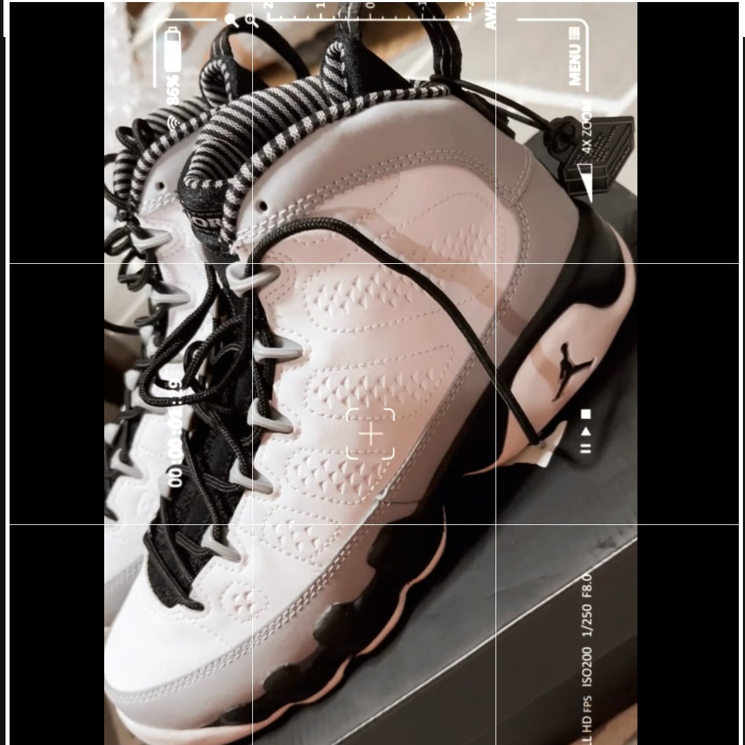 (GS) Jordan 9 Retro Barons 착용 스타일 - 1