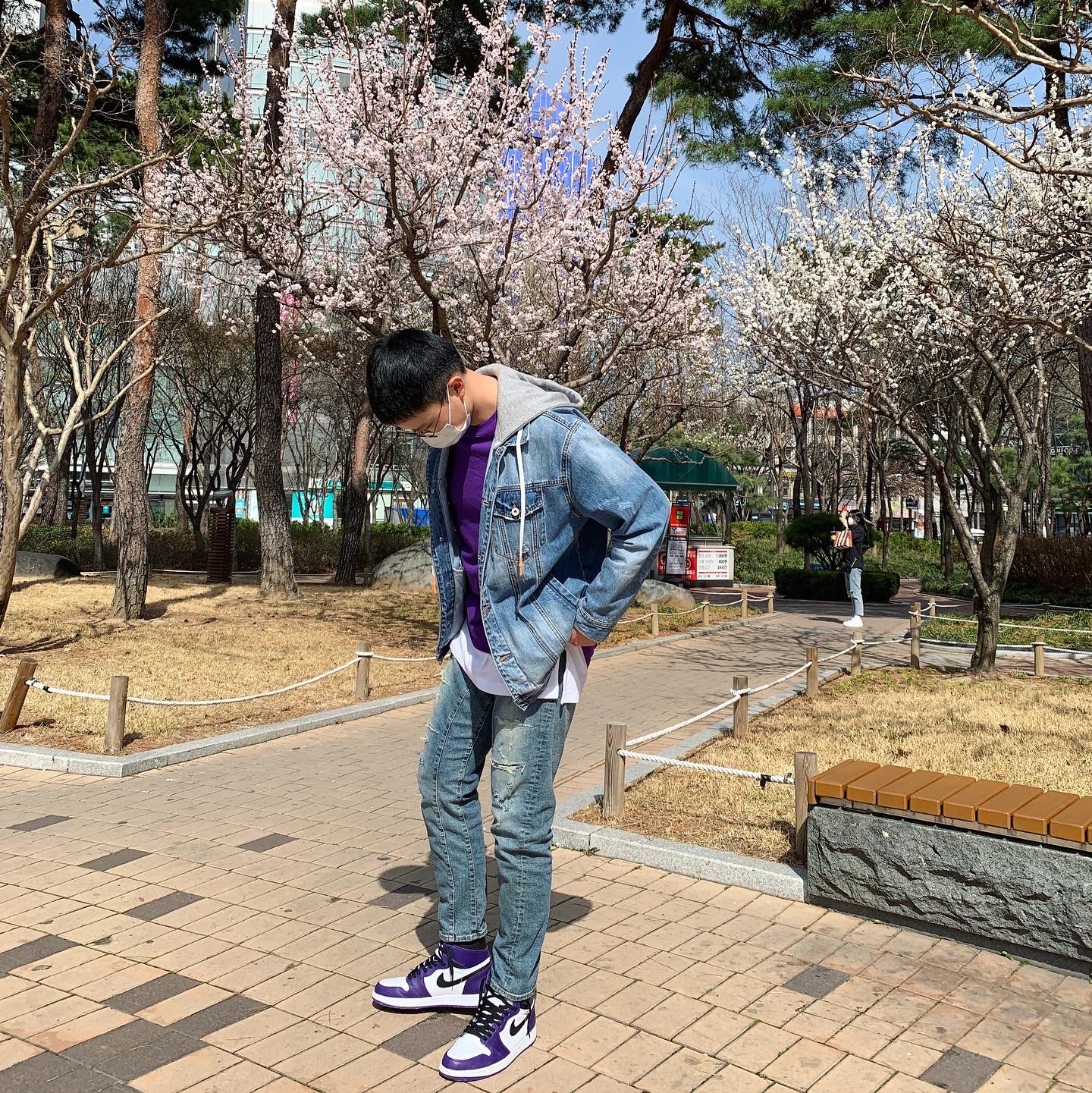 Jordan 1 Retro High OG Court Purple 2020 착용 스타일