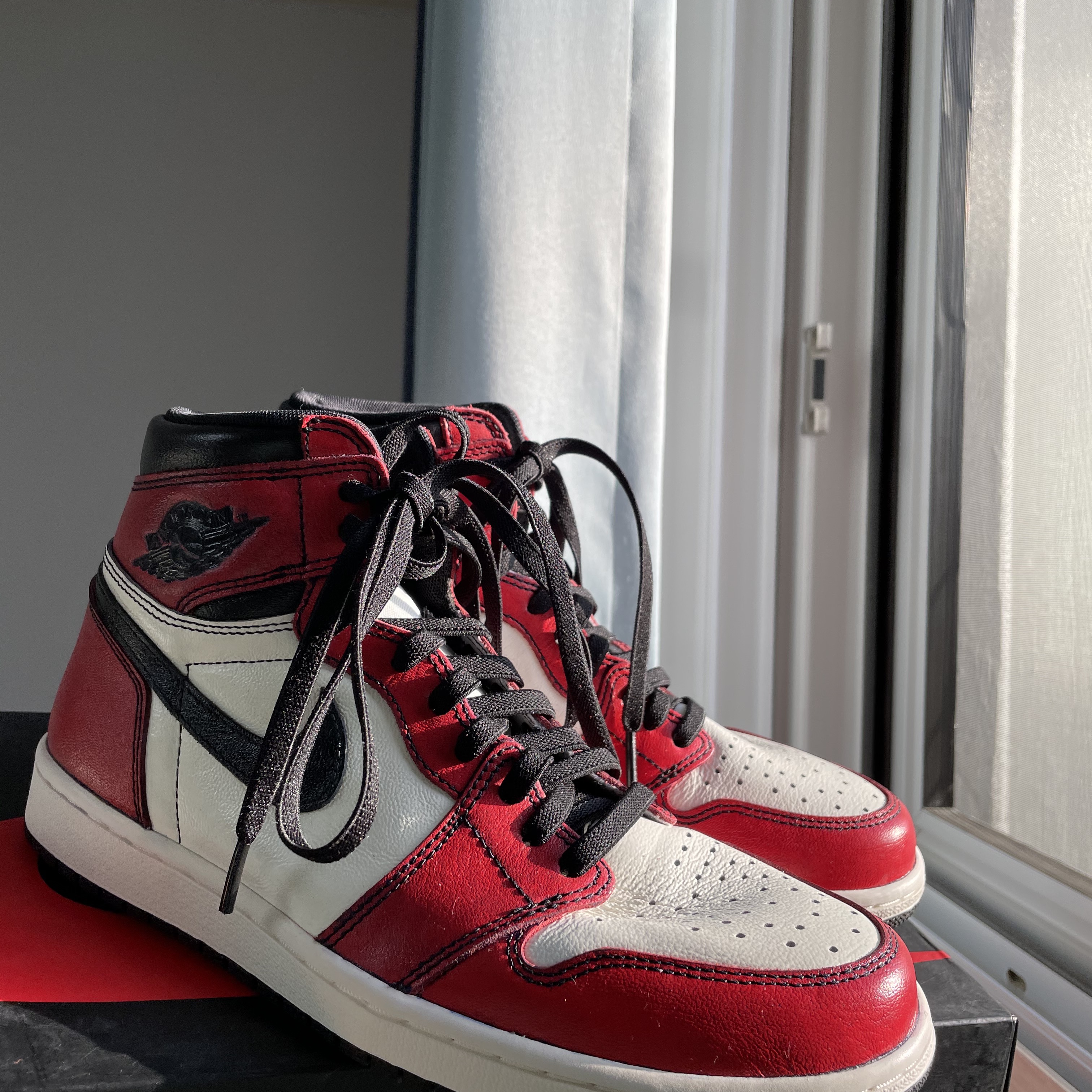 Jordan 1 Retro High OG Defiant SB LA to Chicago 착용 스타일 - 1