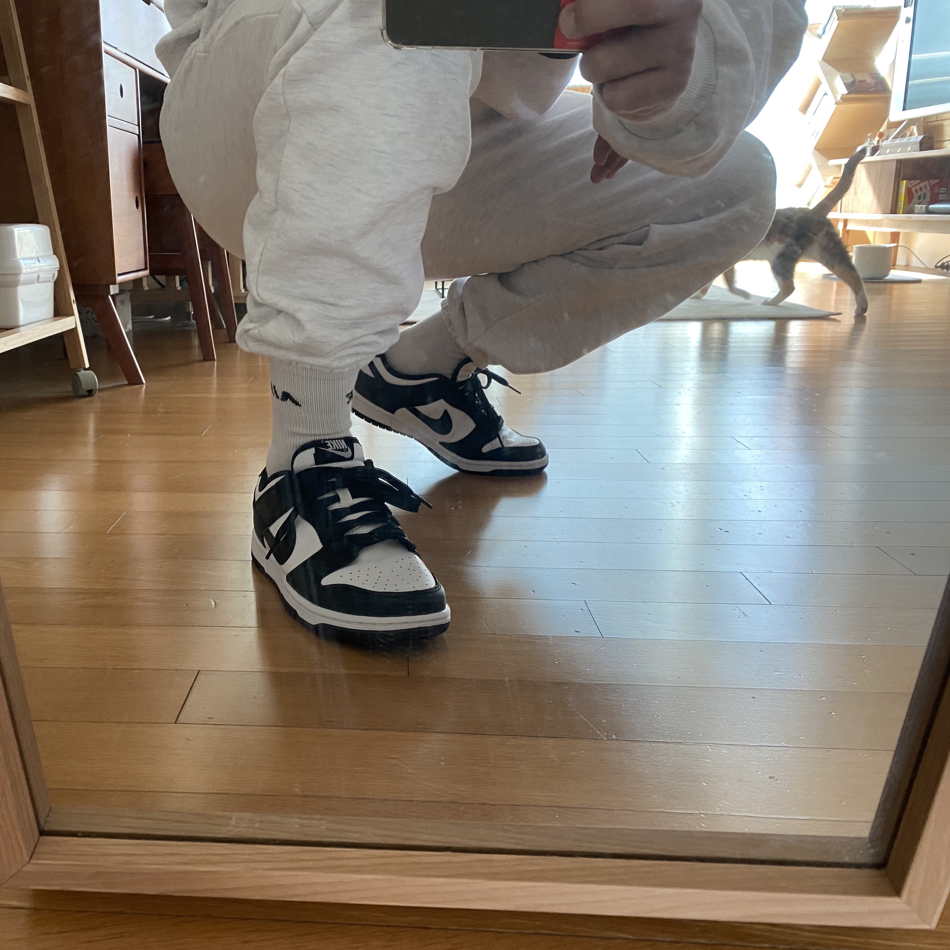Nike Dunk Low Retro Black 착용 스타일