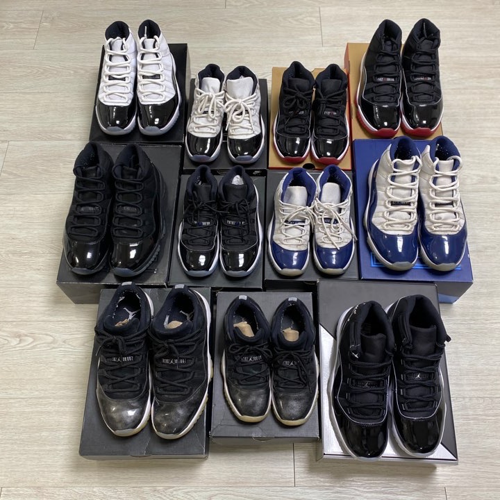 Jordan 11 Retro Bred 2019, Jordan 11 Retro Concord 2018 착용 스타일 - 2