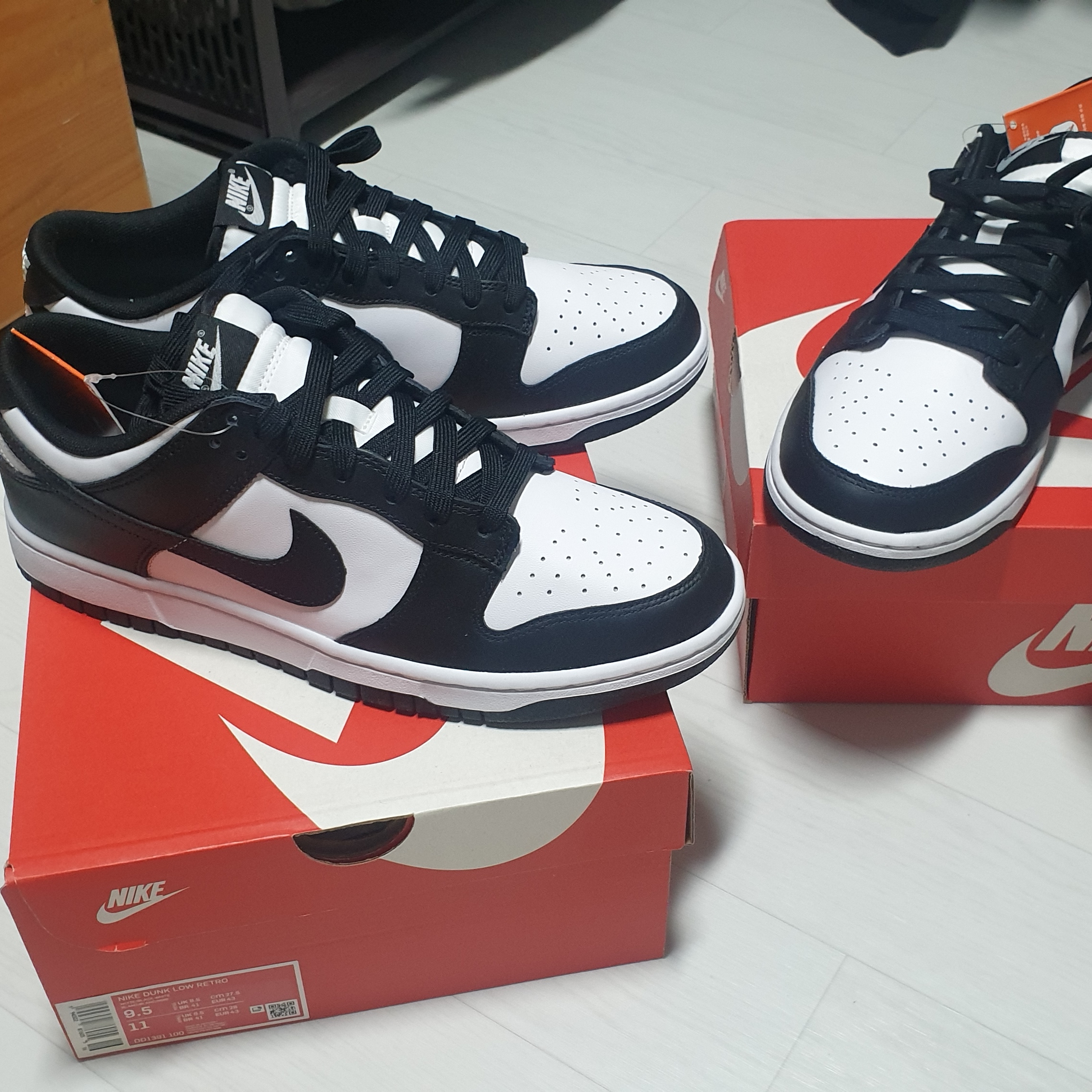 Nike Dunk Low Retro Black 착용 스타일