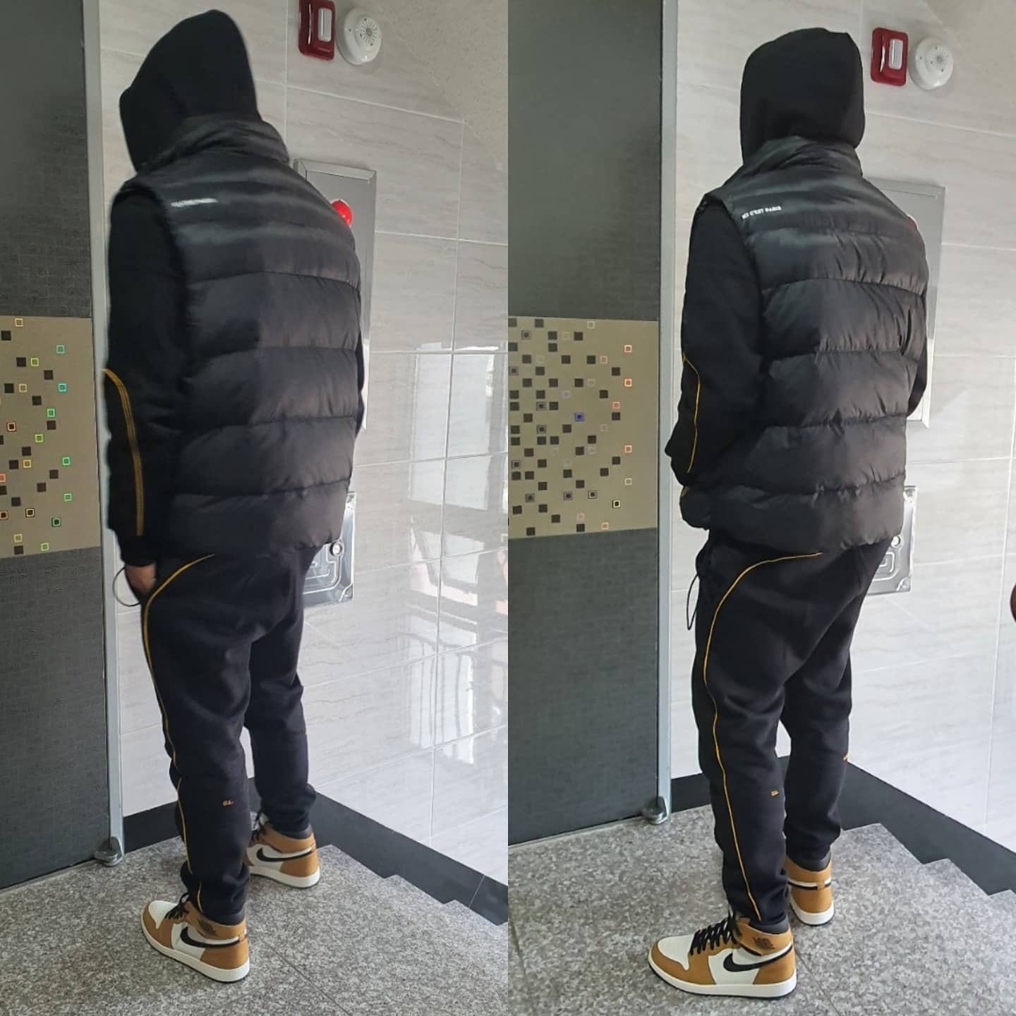Nike x Drake Nocta Essential Hoodie Black - US/EU, Nike x Drake Nocta Fleece Pants Black - Asia 착용 스타일 - 1