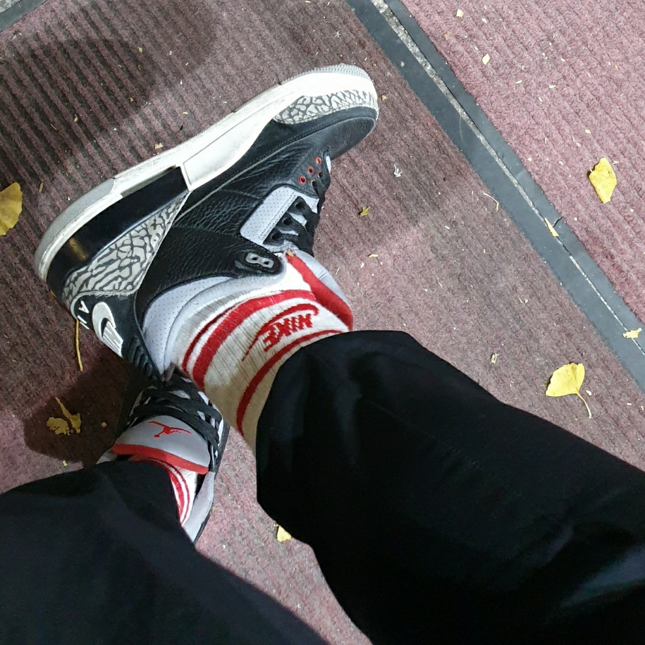Jordan 3 Retro OG Black Cement 2018 착용 스타일