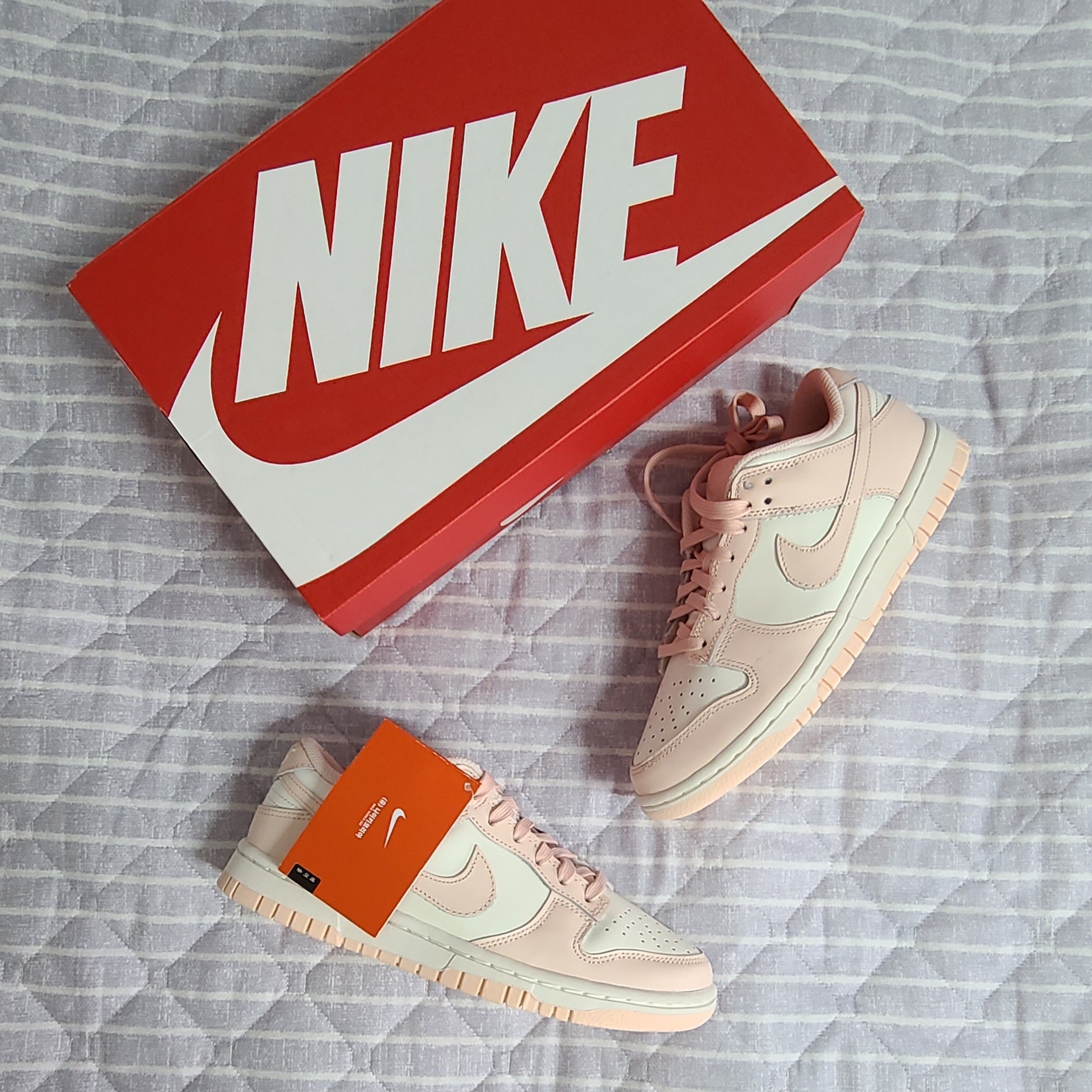 (W) Nike Dunk Low Orange Pearl 착용 스타일