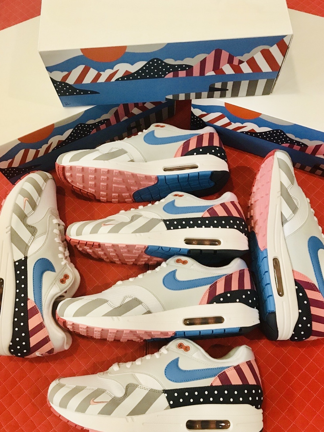 Nike x Parra Air Max 1 2018 ์ฐฉ์ฉ ์คํ์ผ - 2
