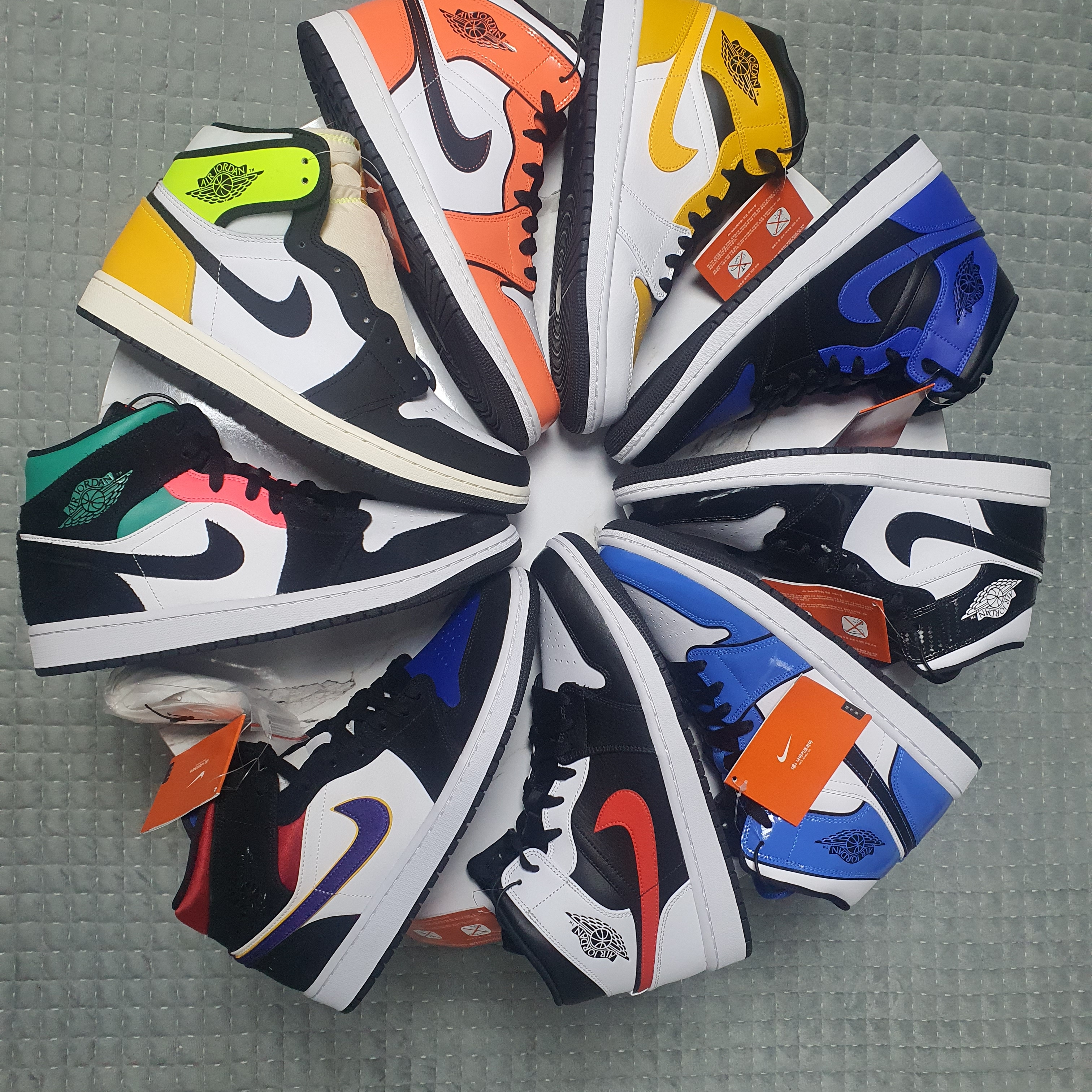 Jordan 1 Mid SE ASW Black, Jordan 1 Mid Black Chile Red 착용 스타일