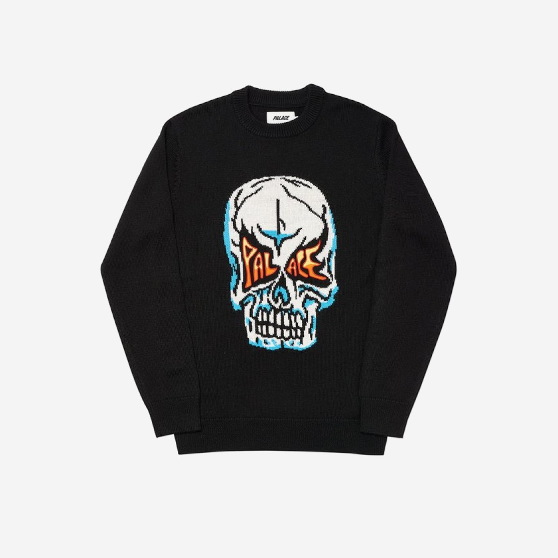 Palace Skull Knit Black - 20SS 상세 이미지 1