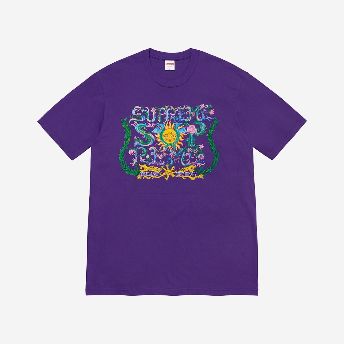 Supreme Crest T-Shirt Purple - 21SS 상세 이미지 1